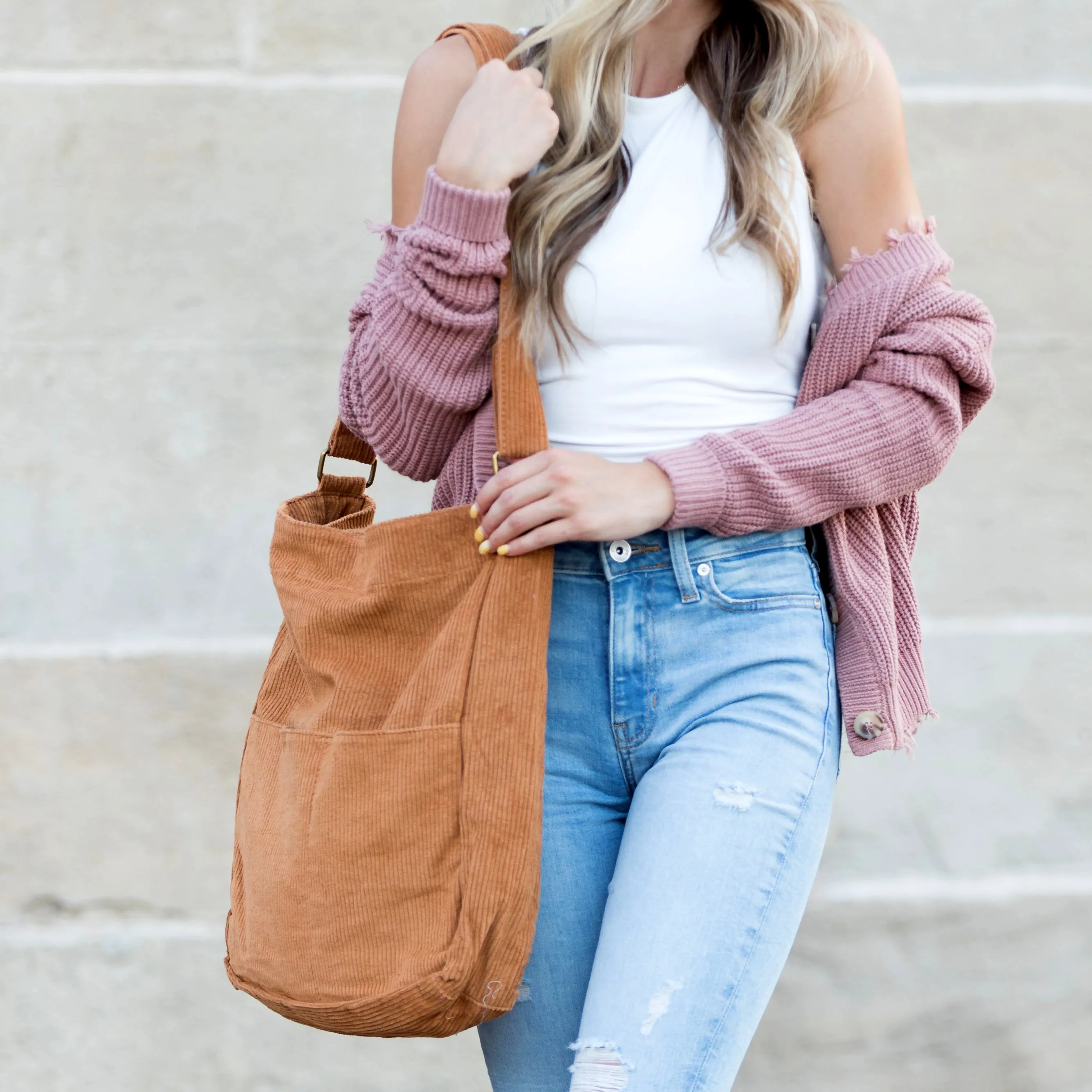 Corduroy Messenger Bag sold by Allis Corner product image thumbnail 3