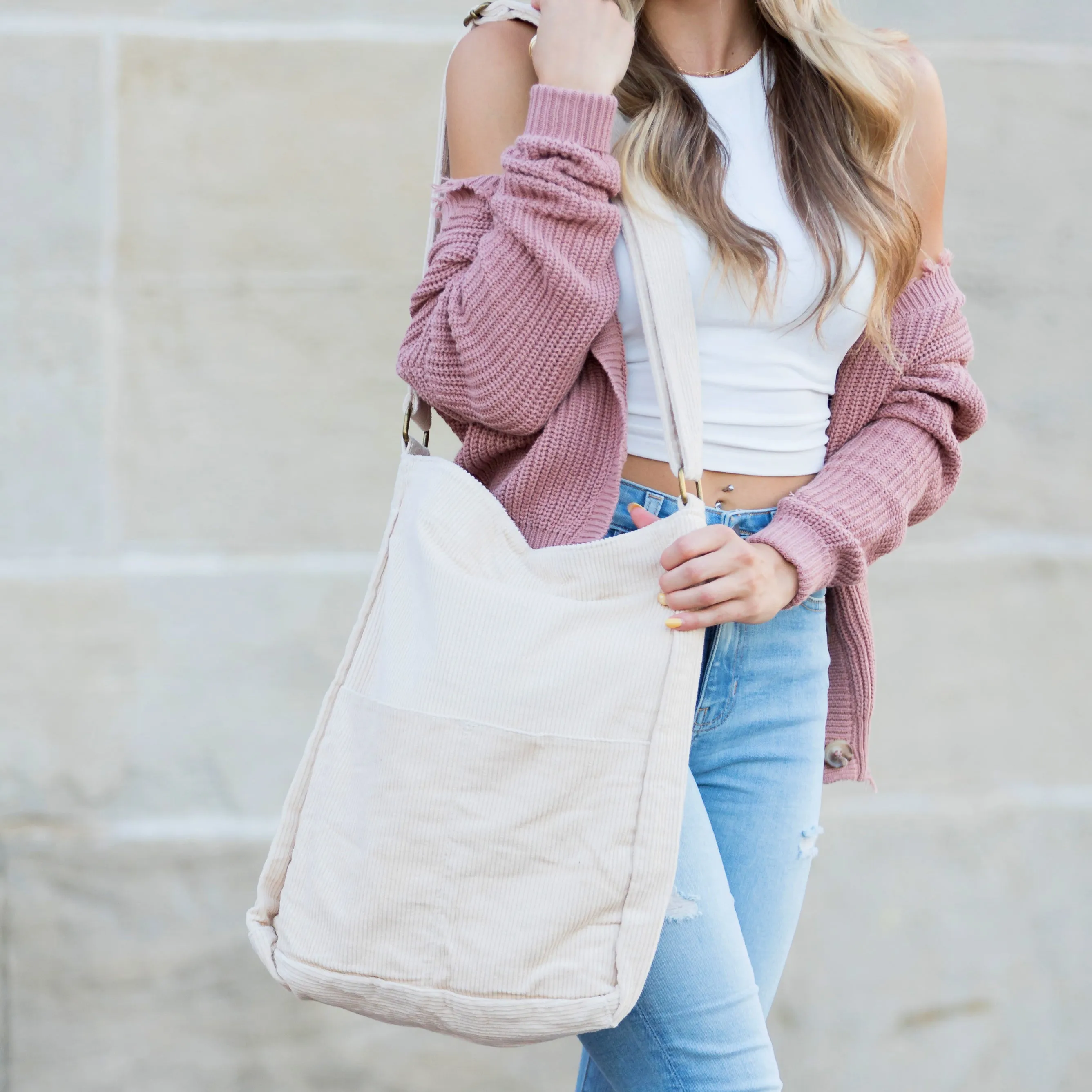 Corduroy Messenger Bag sold by Allis Corner product image thumbnail 4