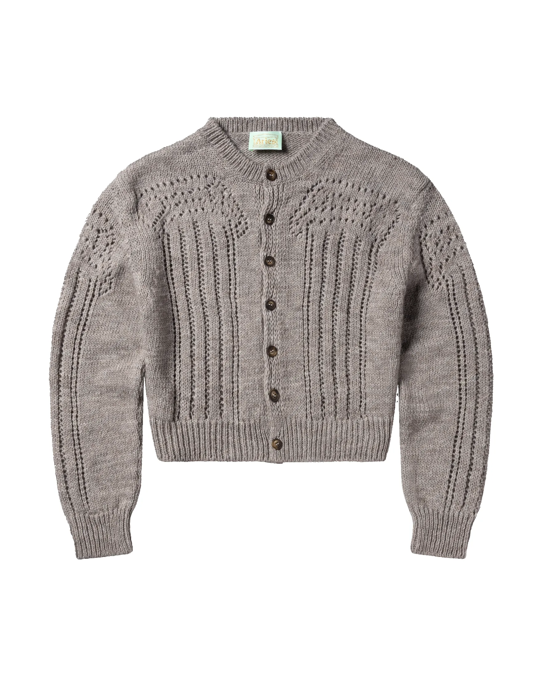 Pointelle Column Cardigan sold by ARIES product image thumbnail 3