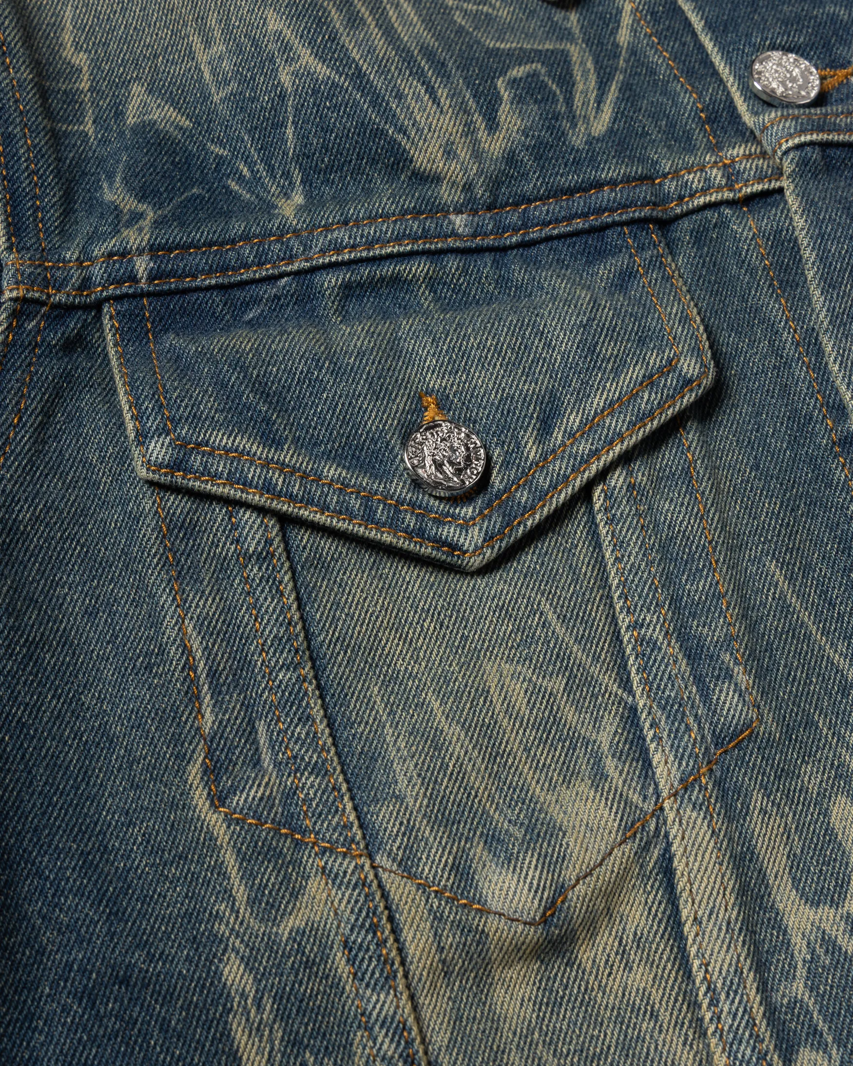 Metal 00's Trucker Jacket sold by ARIES product image thumbnail 3