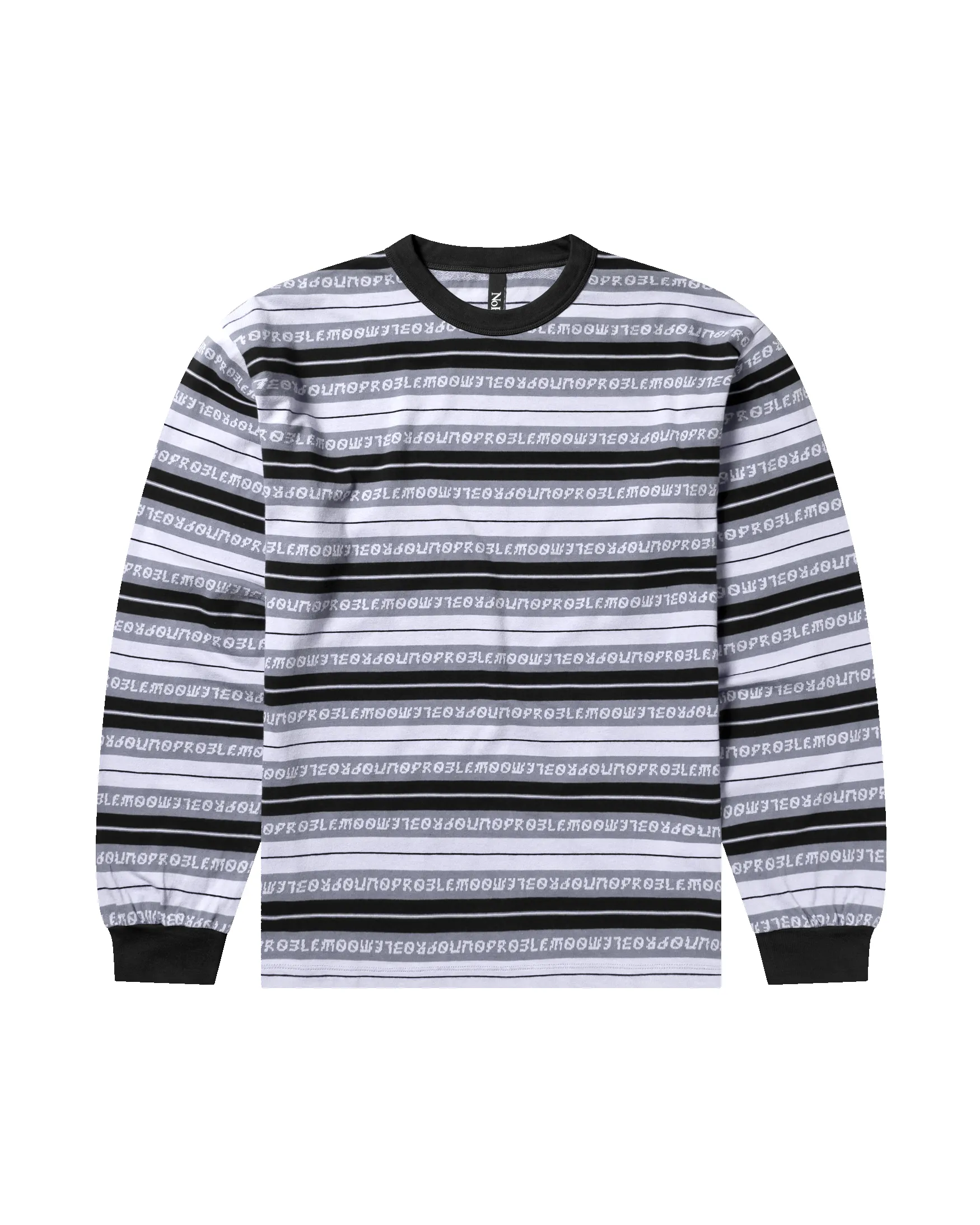 Jacquard Stripe LS Tee -old sold by ARIES