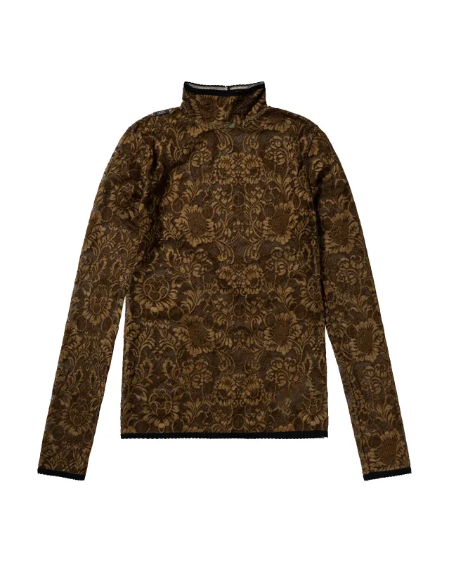 Fleur Lace LS Top sold by ARIES