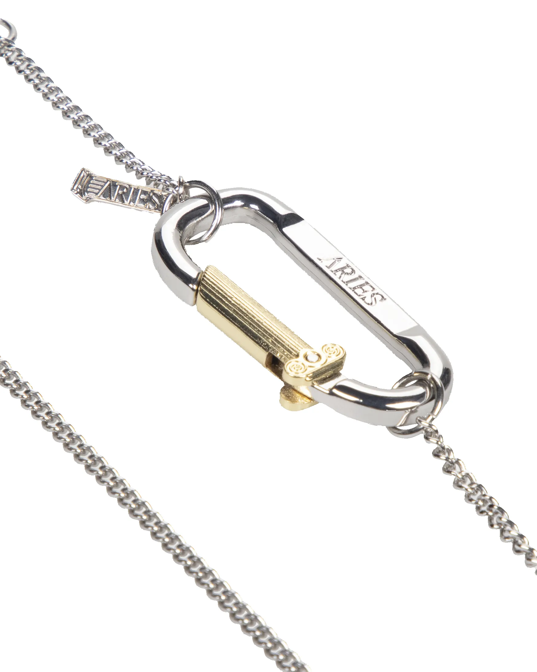 Mini Carabiner Chain Necklace sold by ARIES product image thumbnail 3