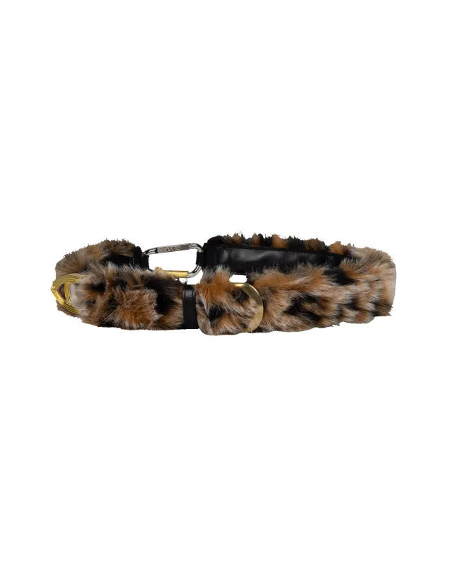 Faux Leopard Mazzo Belt made by ARIES