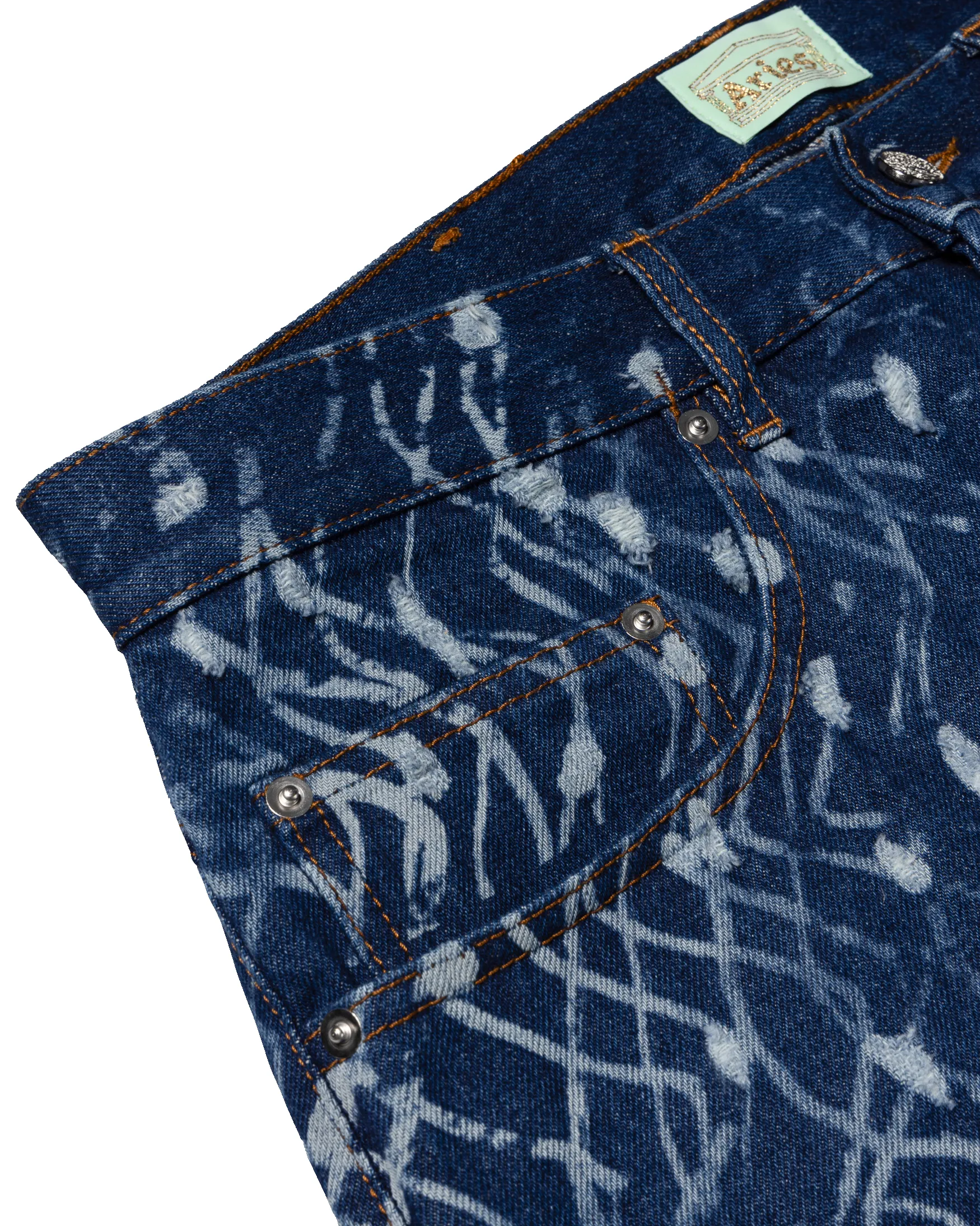 Laser Chain Mail Batten Jean sold by ARIES product image thumbnail 5