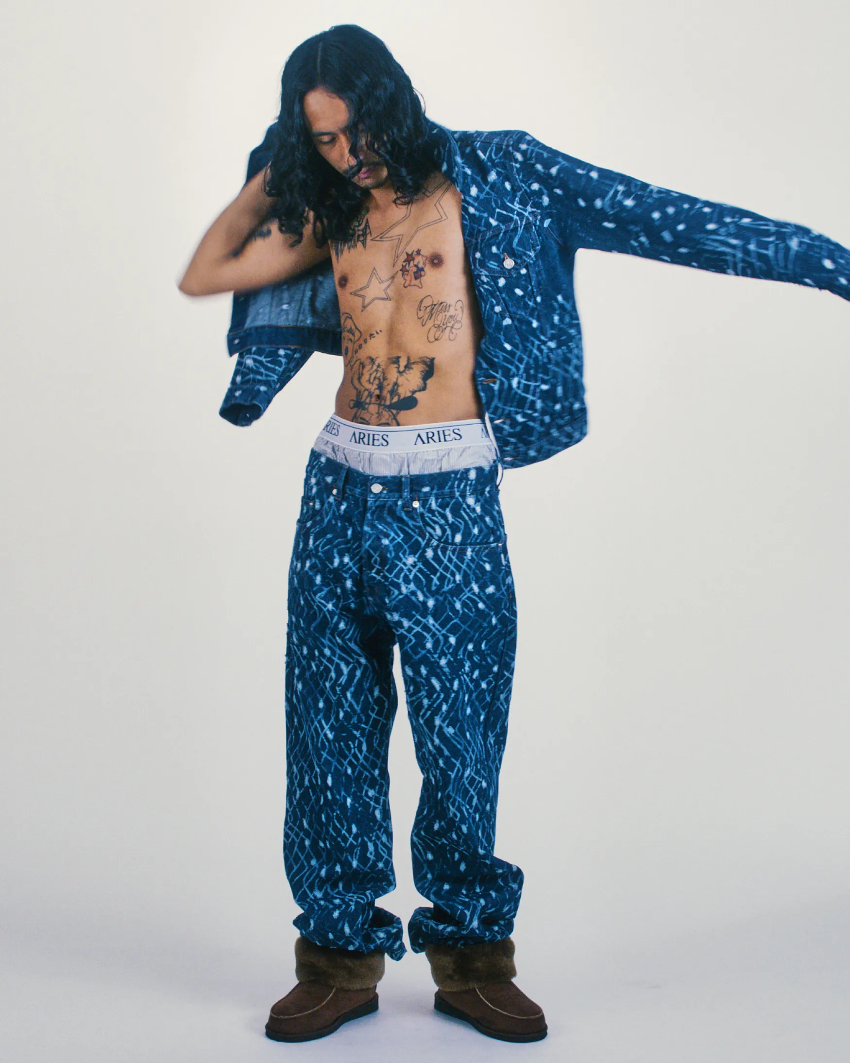 Laser Chain Mail Batten Jean sold by ARIES product image thumbnail 2