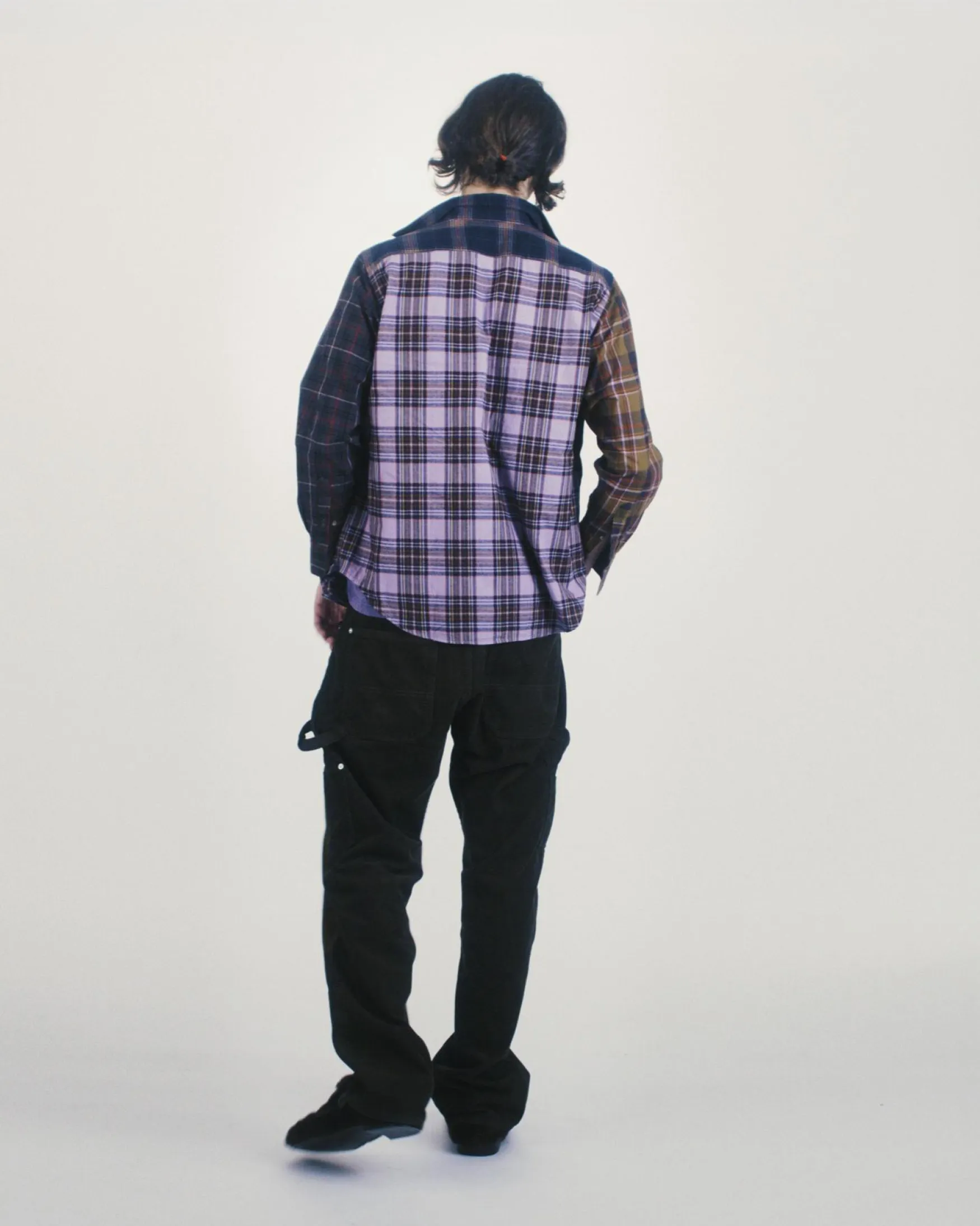 Overdyed Patchwork LS Shirt sold by ARIES product image thumbnail 5