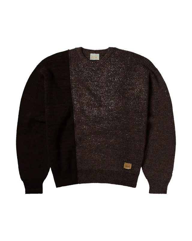 Bi-colour Fisherman Sweater made by ARIES