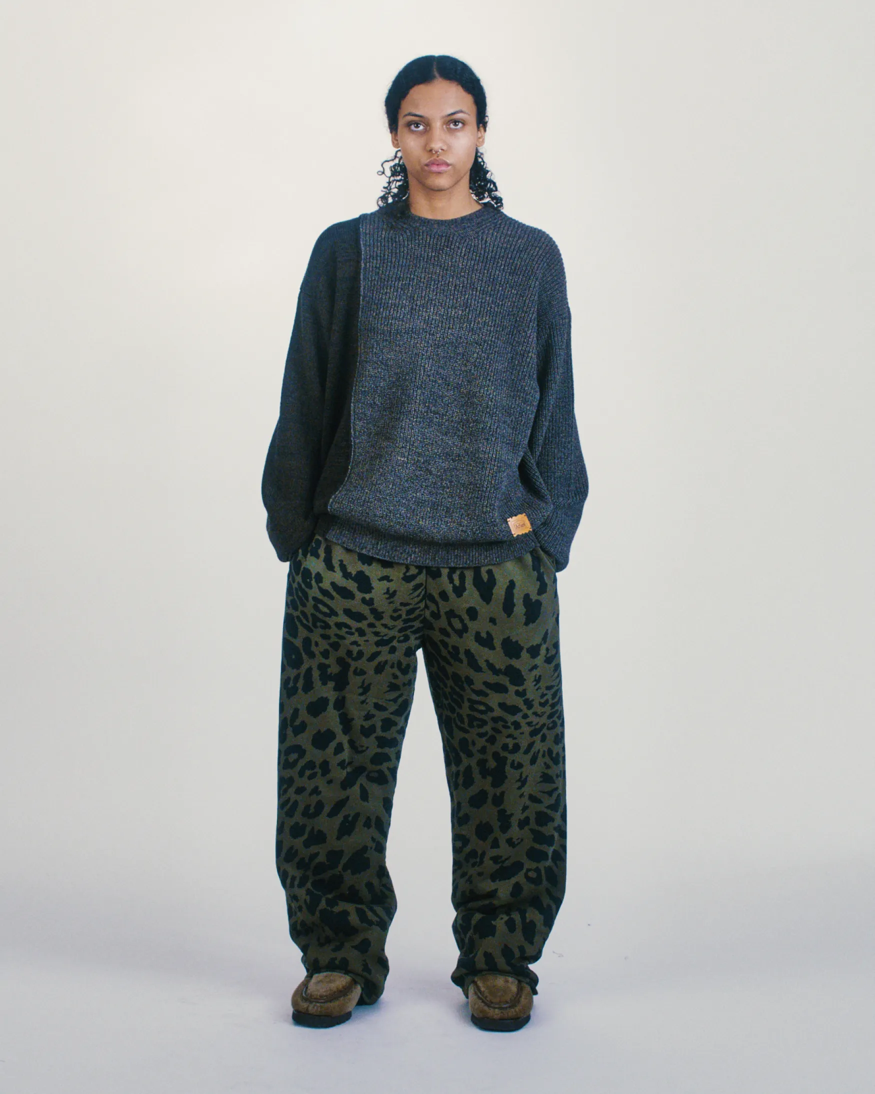 Bi-colour Fisherman Sweater sold by ARIES product image thumbnail 3