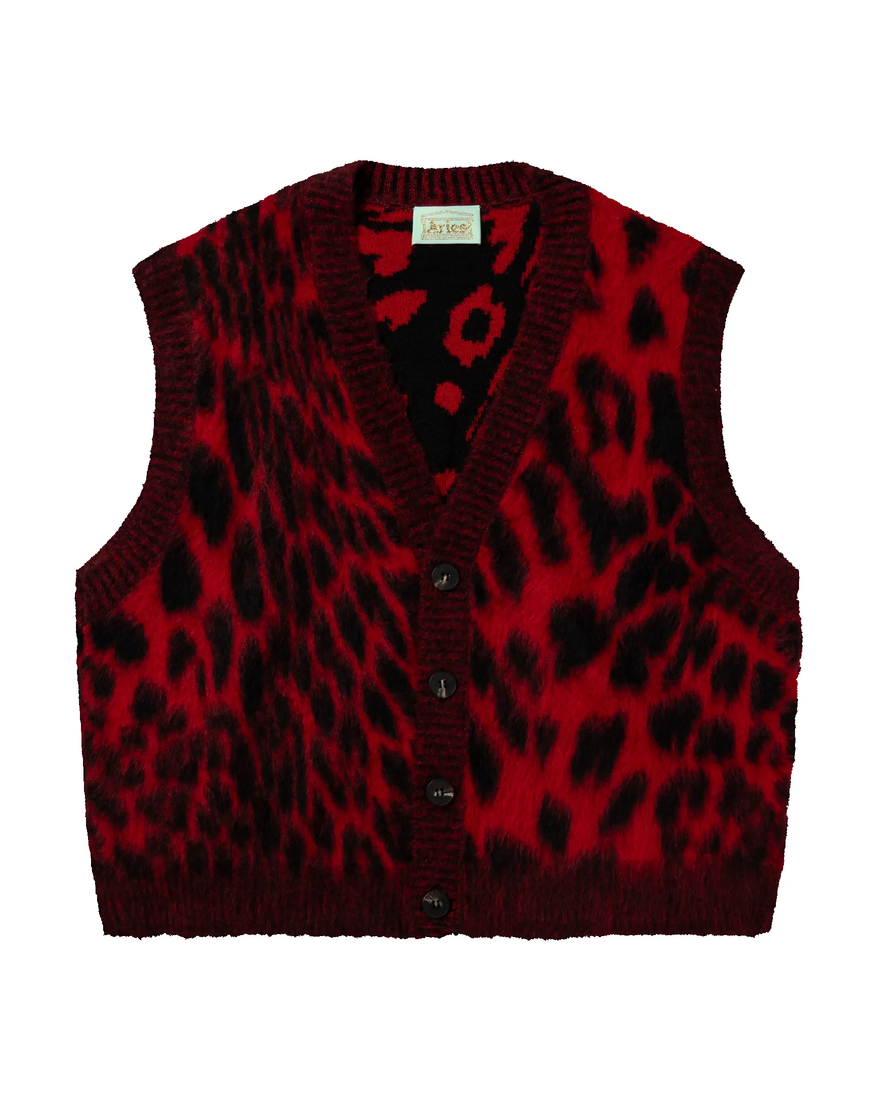 Brushed Leopard Vest sold by ARIES