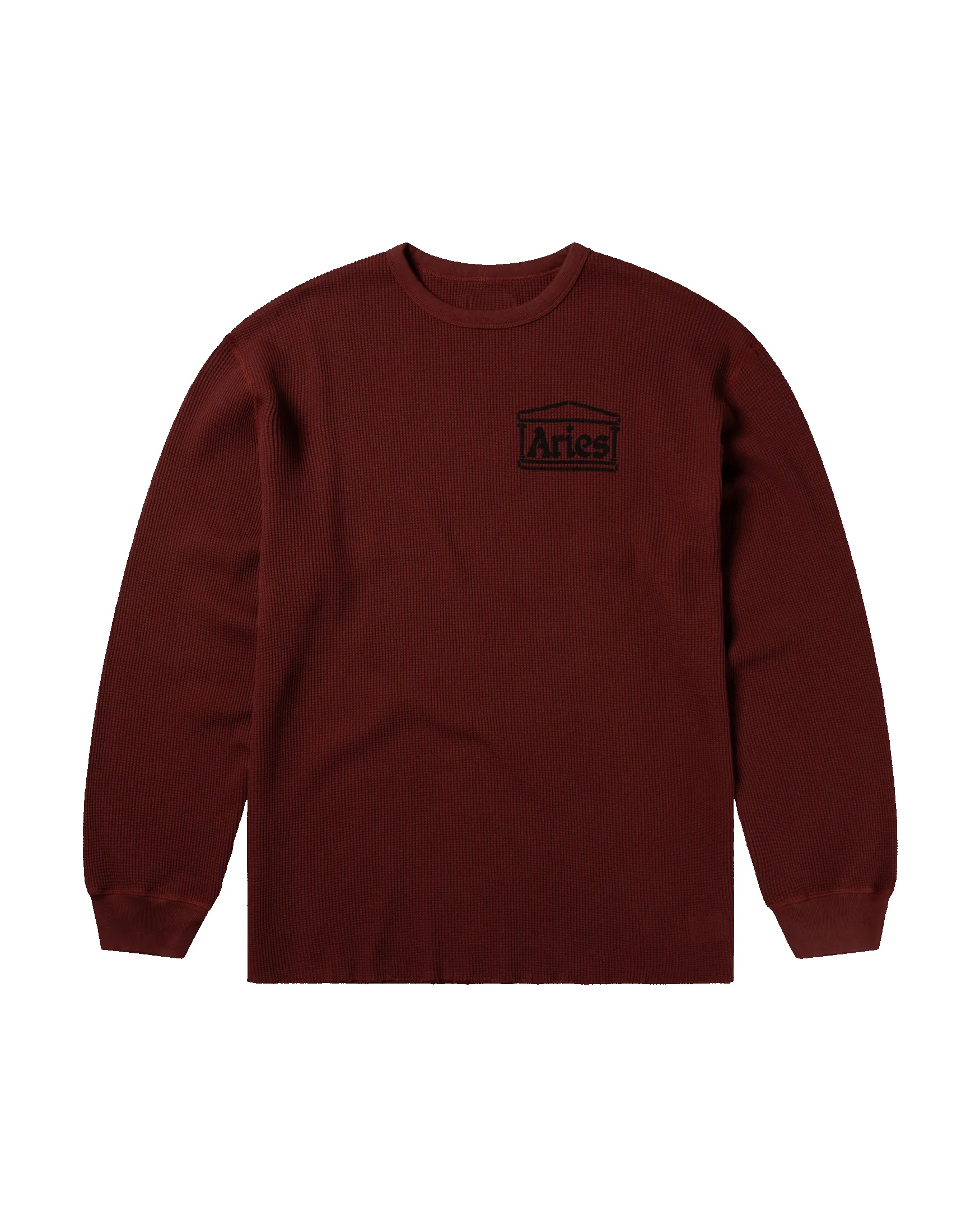 Reversible Temple Waffle LS Tee sold by ARIES