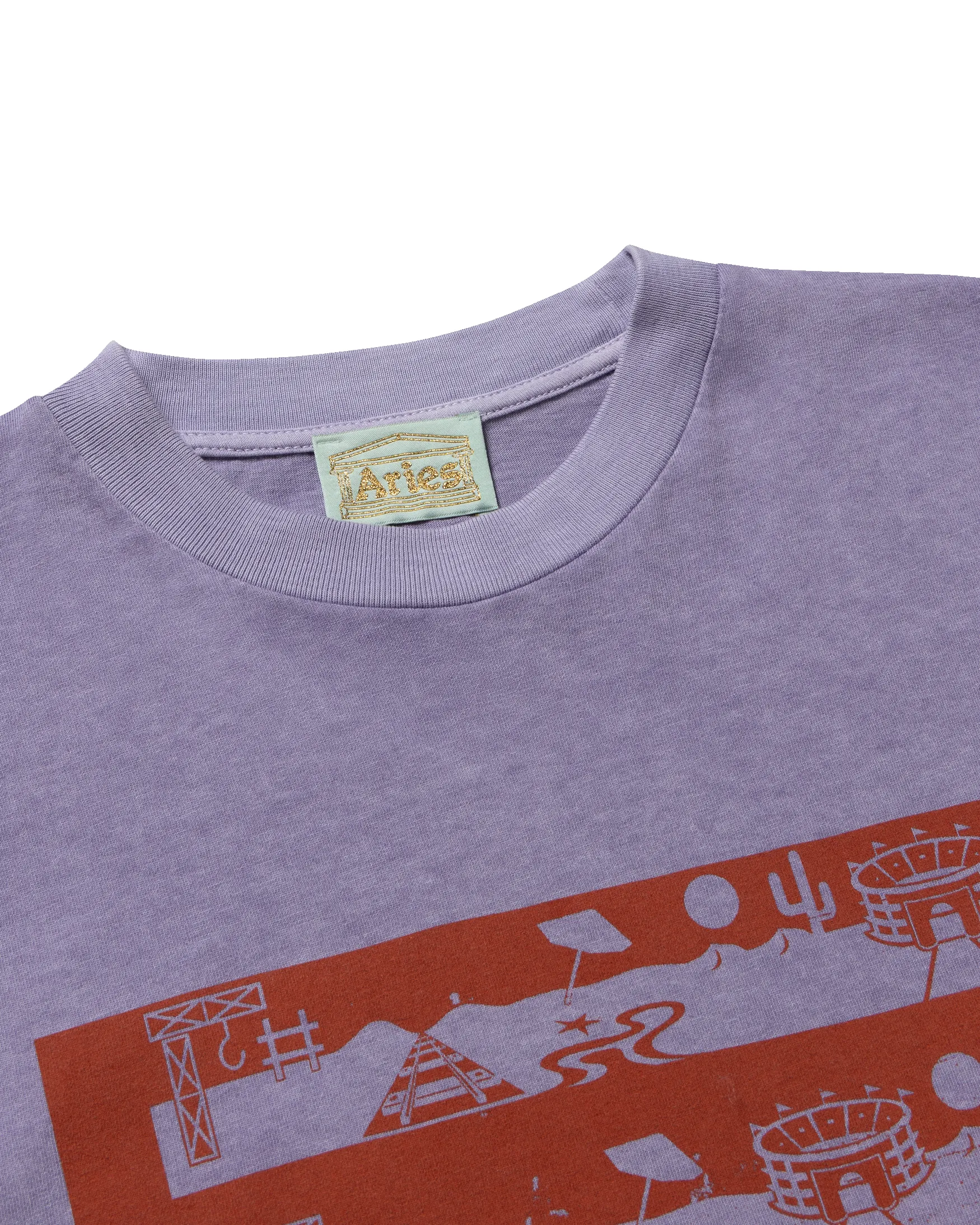 Faded Wingdings LS Tee sold by ARIES product image thumbnail 4