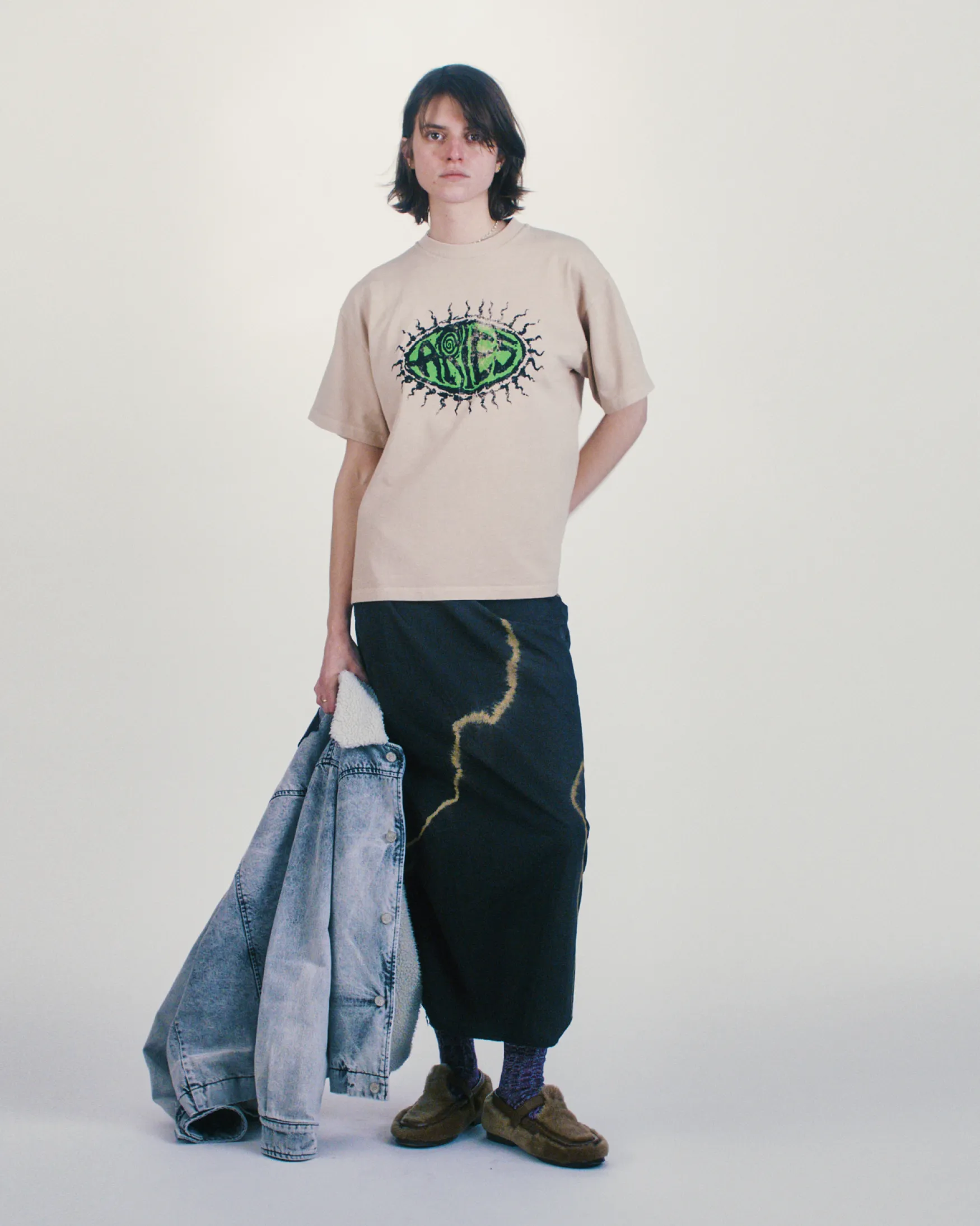 Faded Grunge SS Tee sold by ARIES product image thumbnail 2