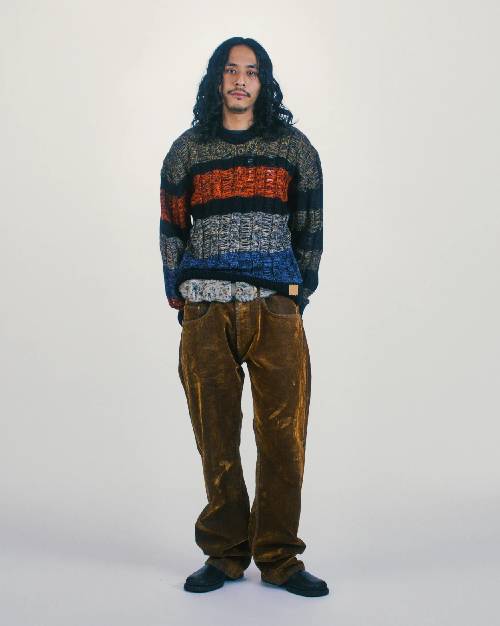 Mohair Stripe Sweater sold by ARIES product image thumbnail 2