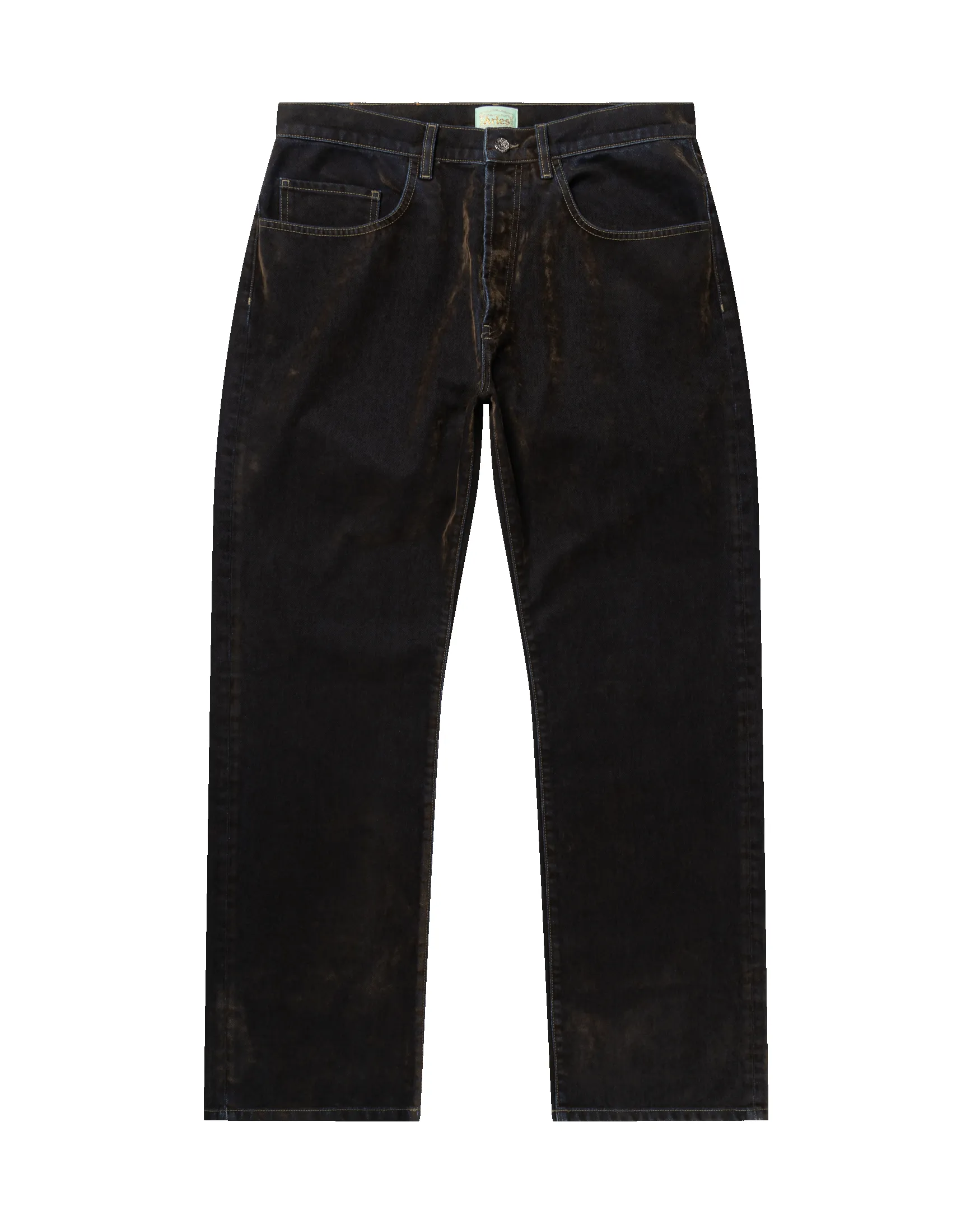 Worn Flock Batten Jean sold by ARIES