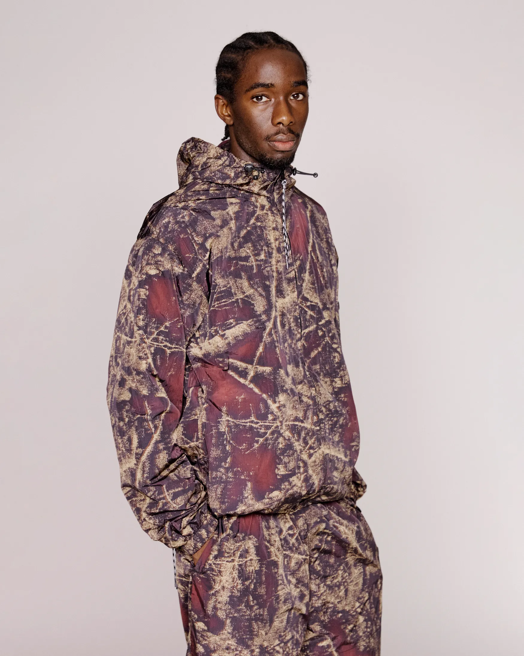 Forest Glitch Nylon Jacket sold by ARIES product image thumbnail 2