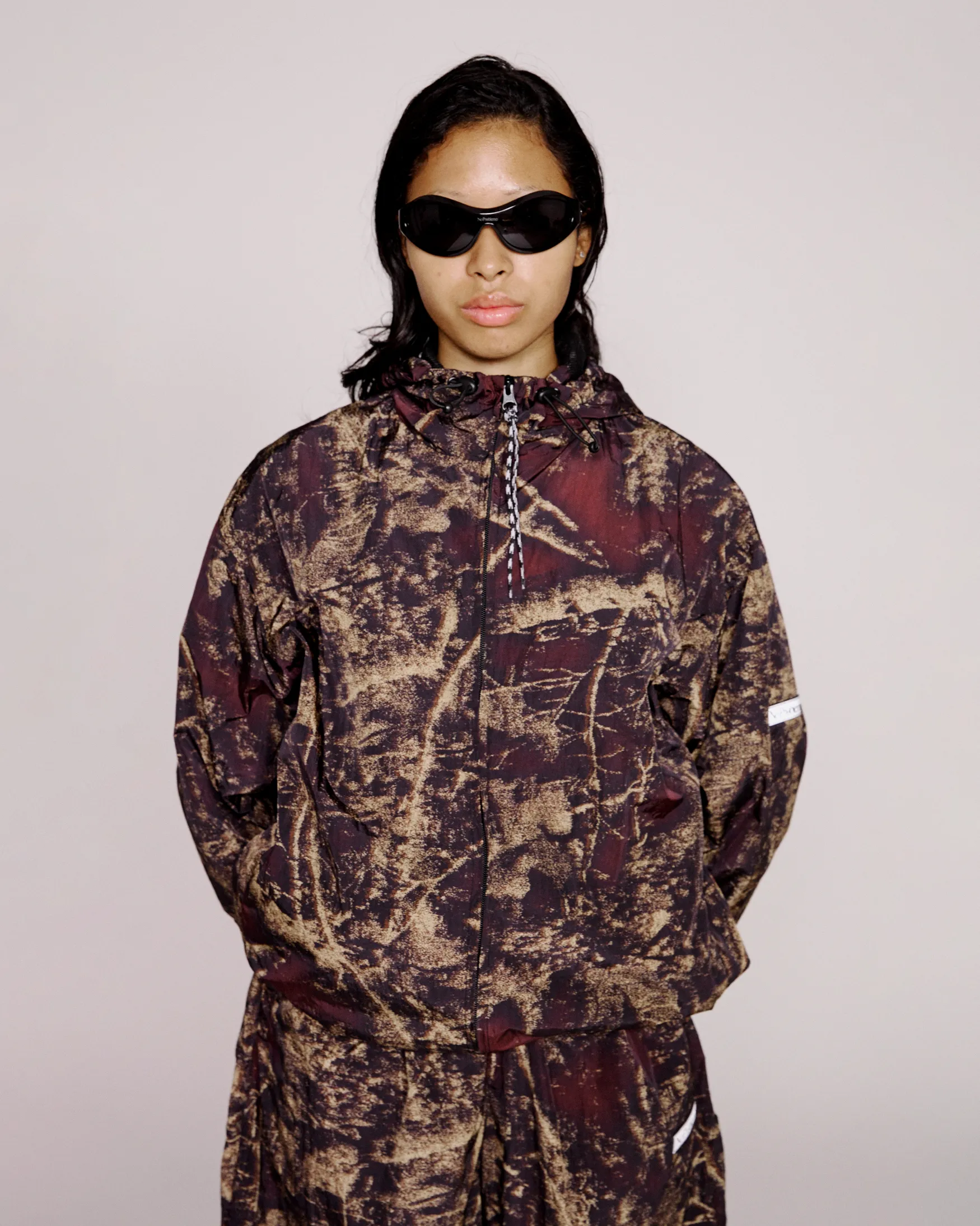 Forest Glitch Nylon Jacket sold by ARIES product image thumbnail 5