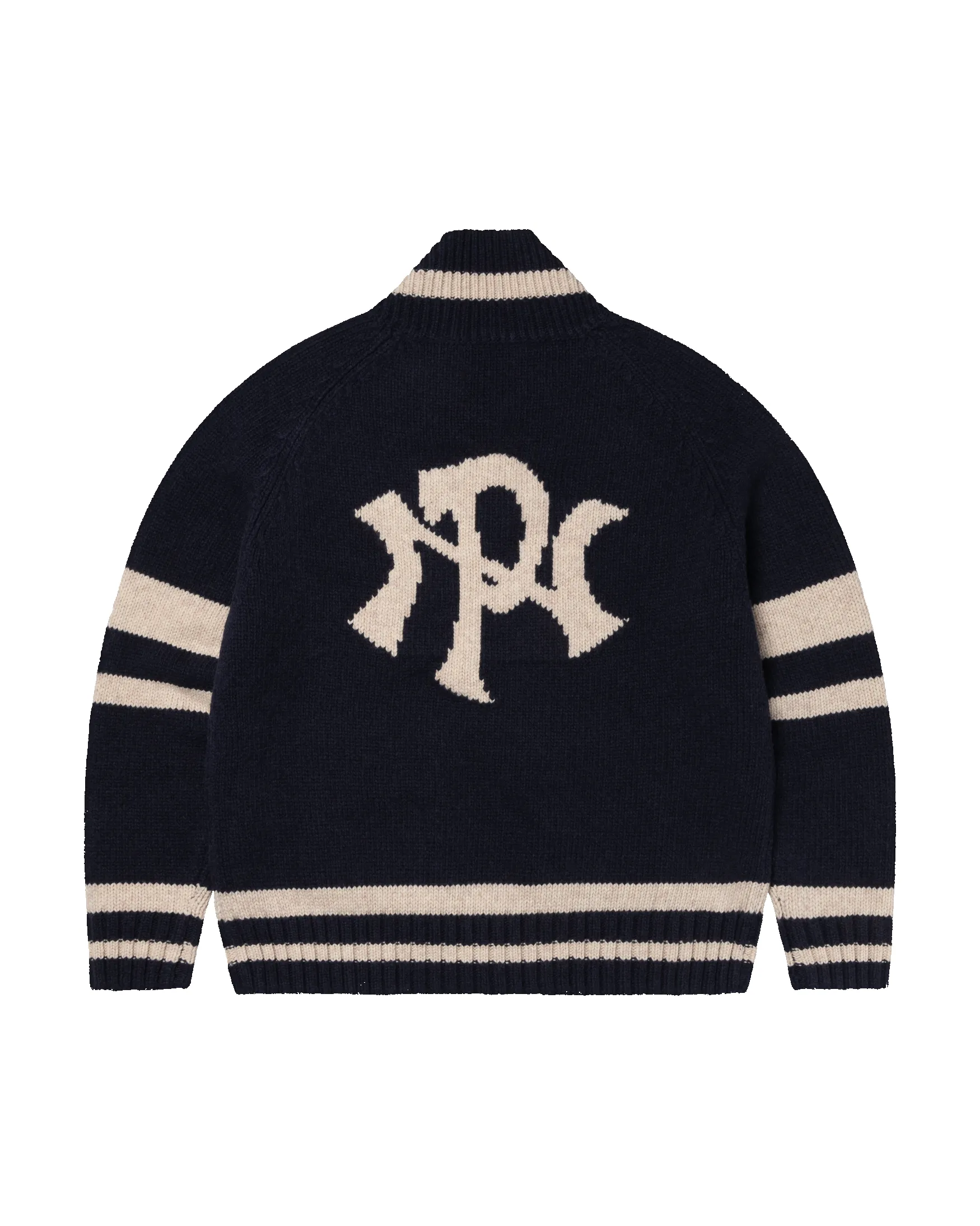 NYP Varsity Zip Thru Knit sold by ARIES product image thumbnail 3