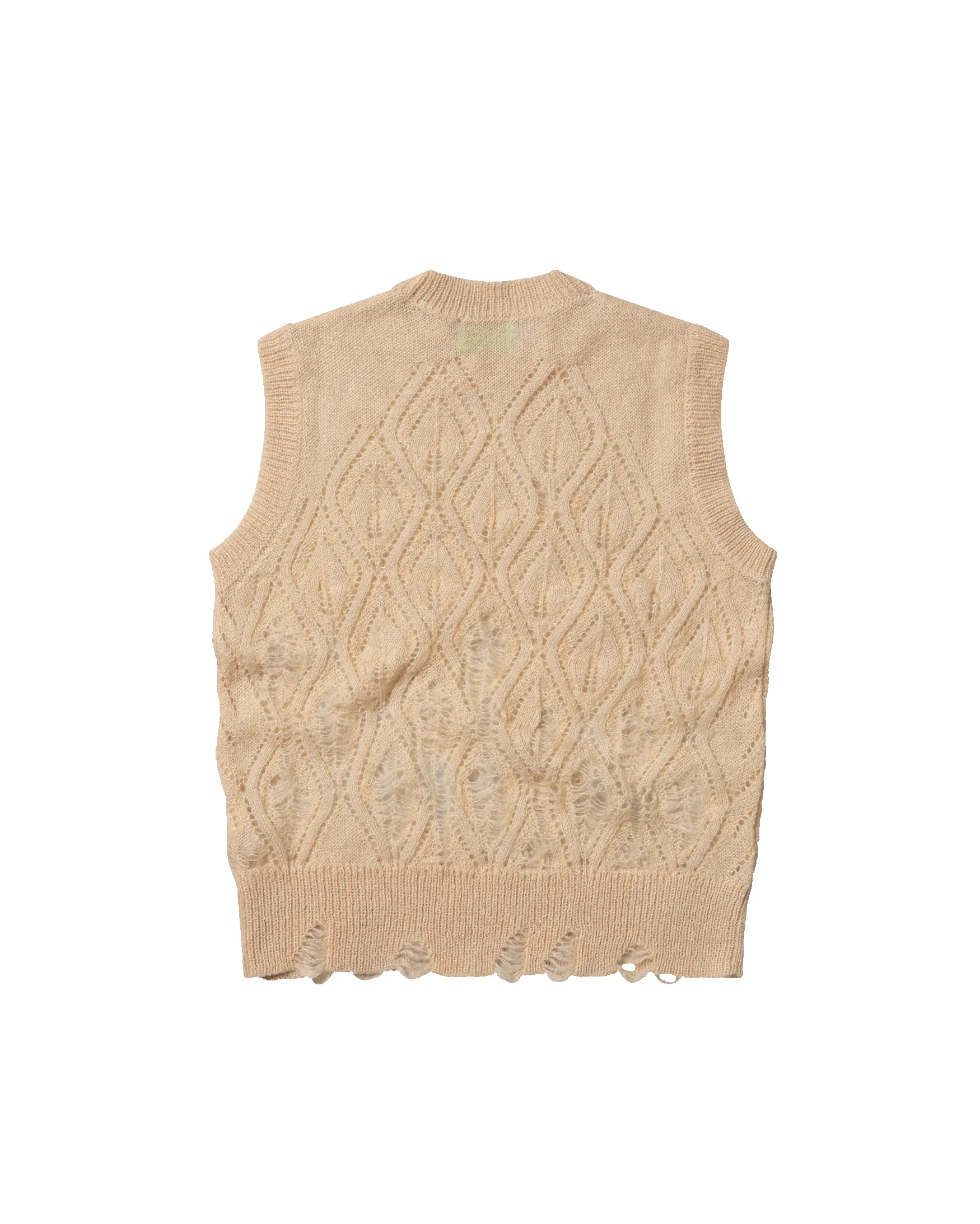 Lace Leaf and Ladders Mohair Vest sold by ARIES product image thumbnail 5