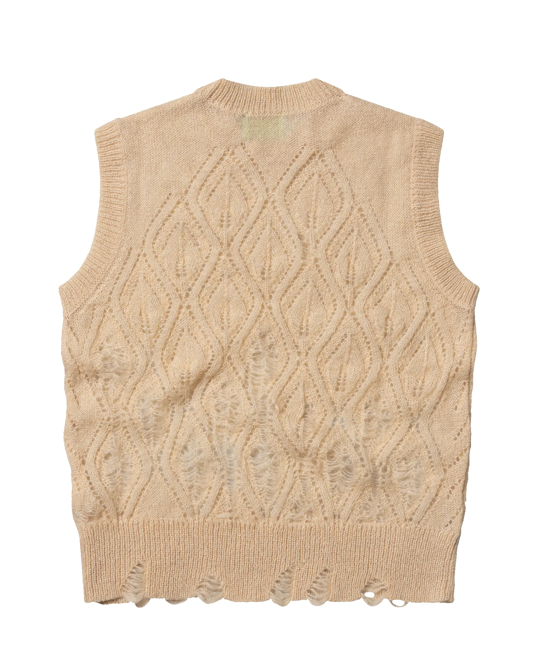 Lace Leaf and Ladders Mohair Vest sold by ARIES product image thumbnail 4