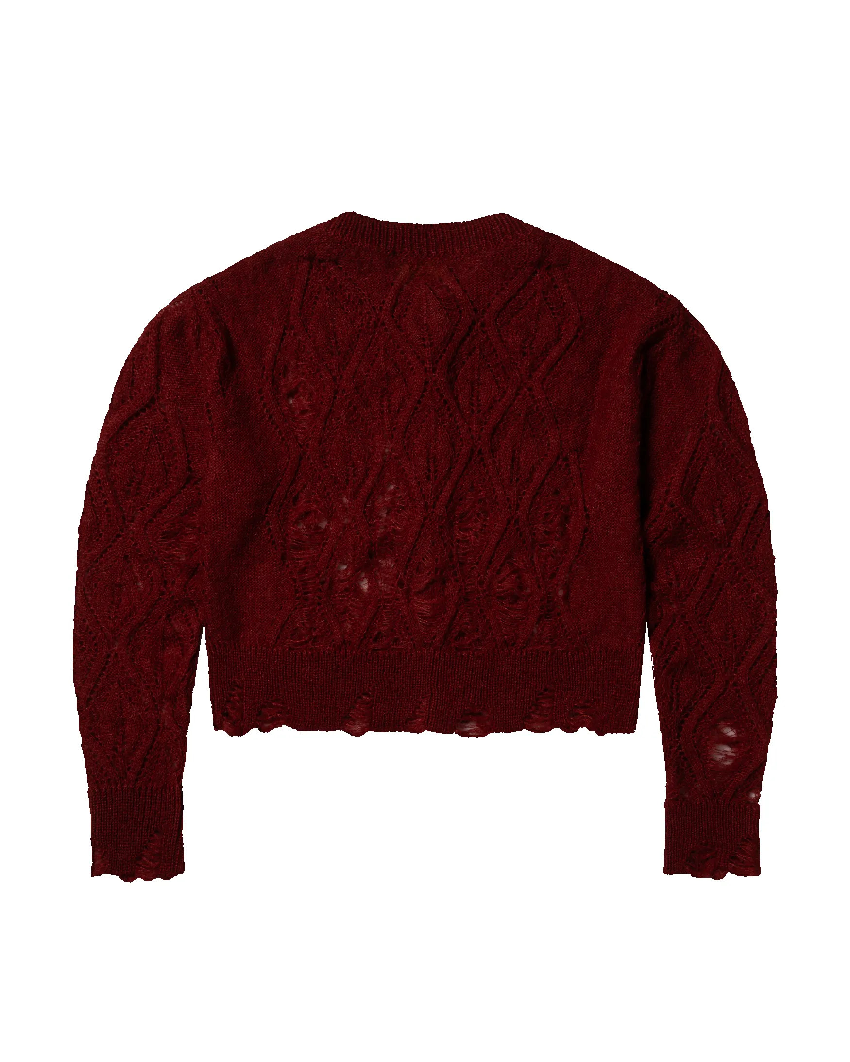 Lace Leaf and Ladders Mohair Cardigan sold by ARIES product image thumbnail 3
