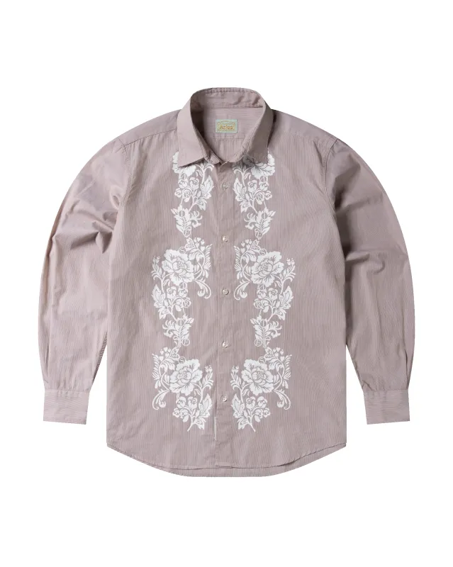 Lace Overprinted Poplin Shirt sold by ARIES