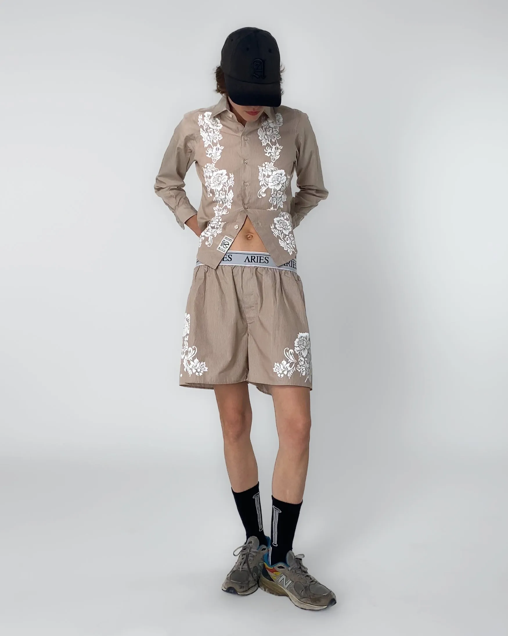 Lace Overprinted Poplin Shirt sold by ARIES product image thumbnail 3