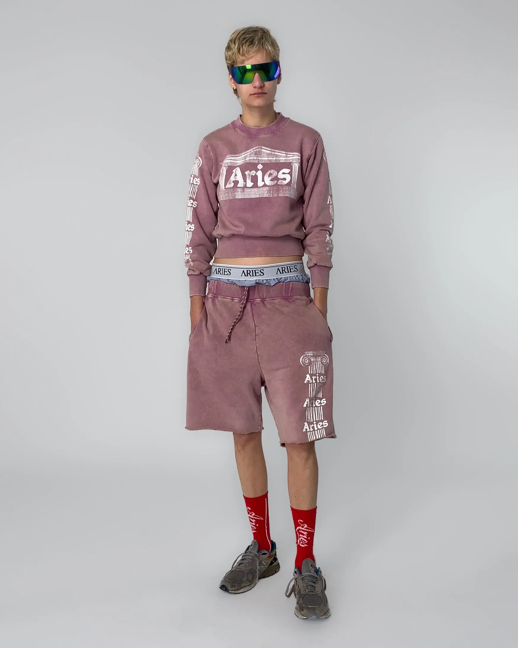 Aged Ancient Column Sweat sold by ARIES product image thumbnail 2