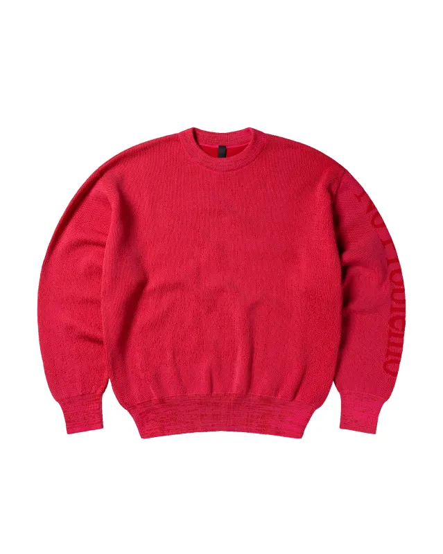 Glitch Knit Crew Neck made by No Problemo