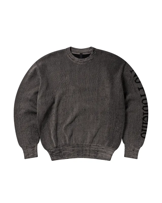 Glitch Knit Crew Neck made by No Problemo