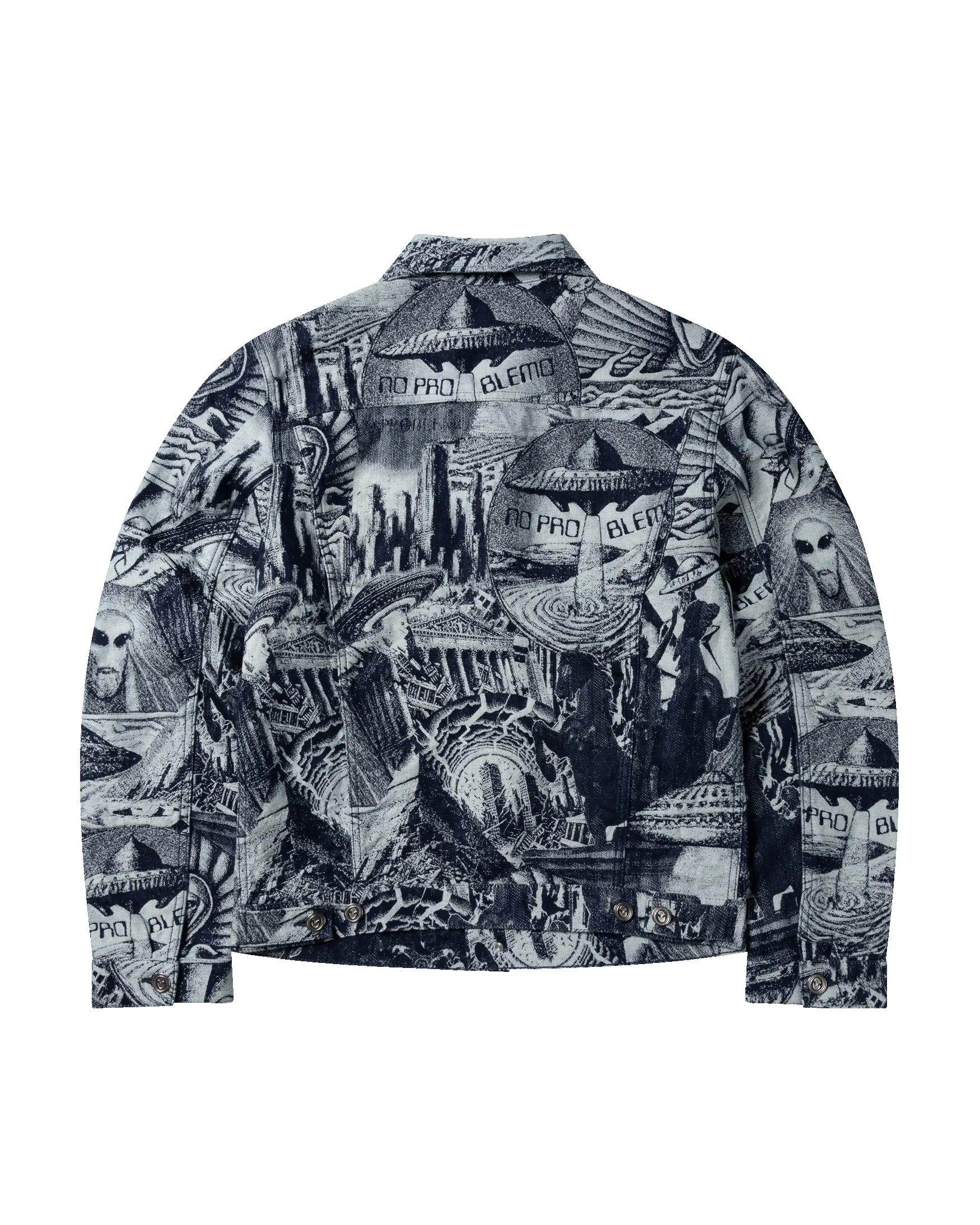 Apocalypse Jacquard Trucker Jacket sold by ARIES product image thumbnail 2