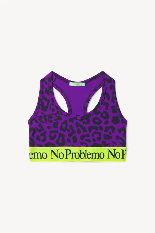 Leopard Sports Bra sold by ARIES