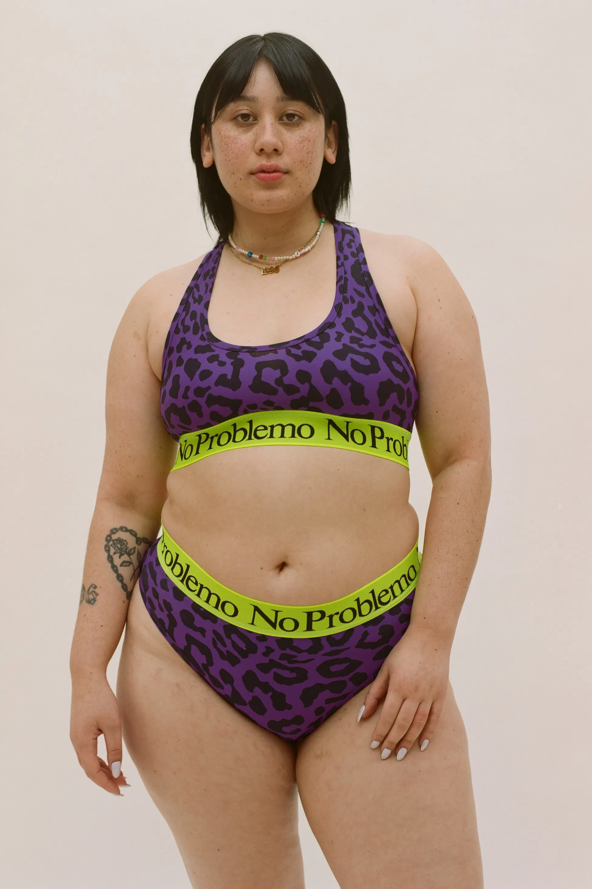 Leopard Sports Bra sold by ARIES product image thumbnail 5