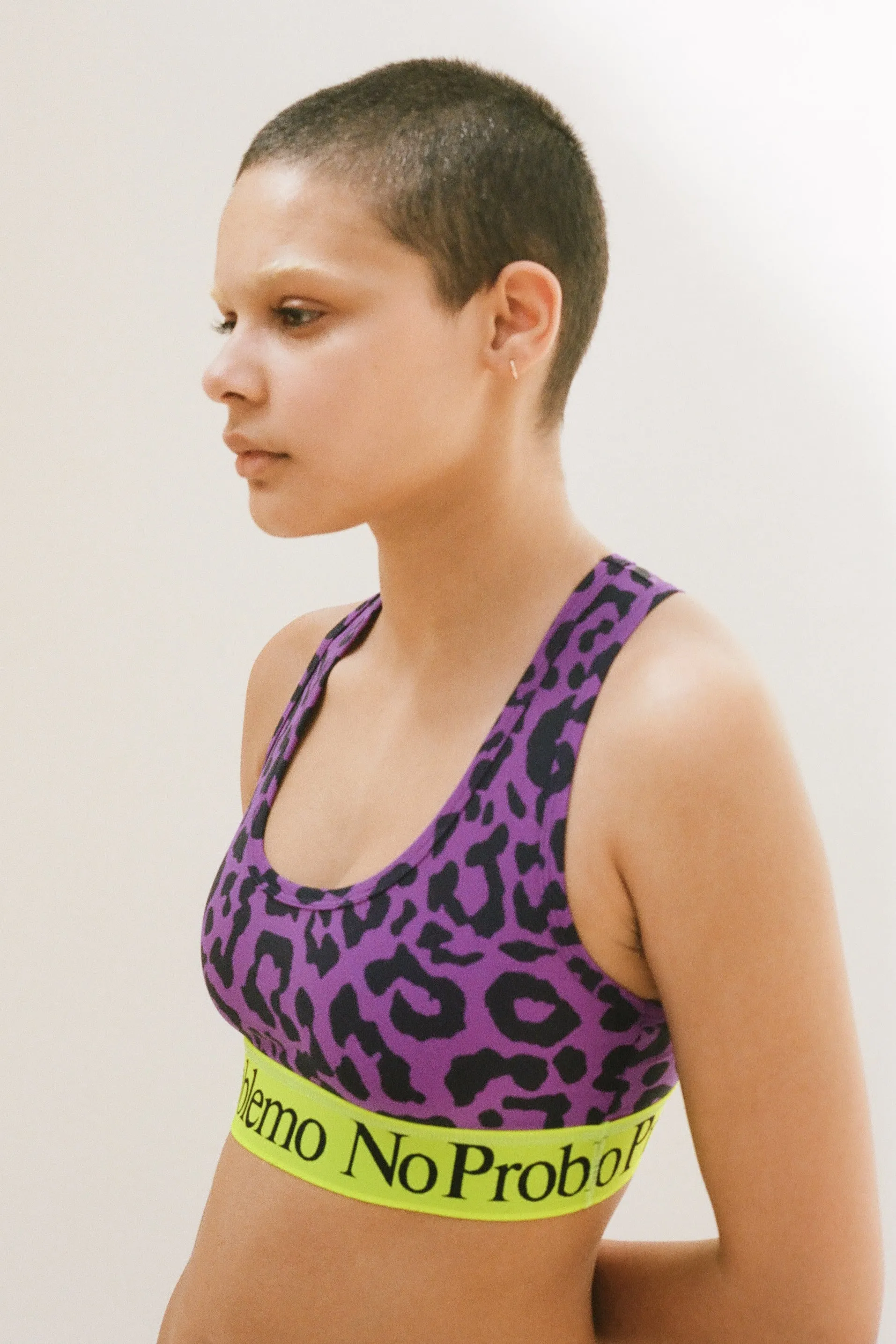 Leopard Sports Bra sold by ARIES product image thumbnail 2