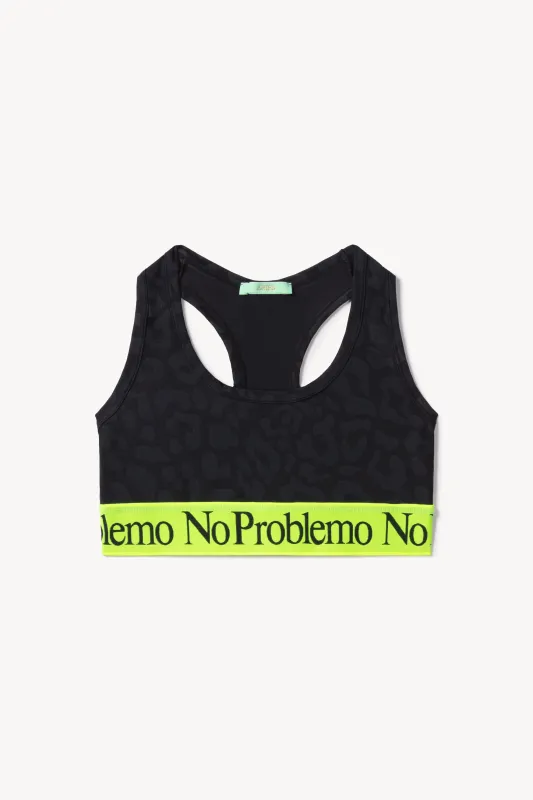 Leopard Sports Bra sold by ARIES
