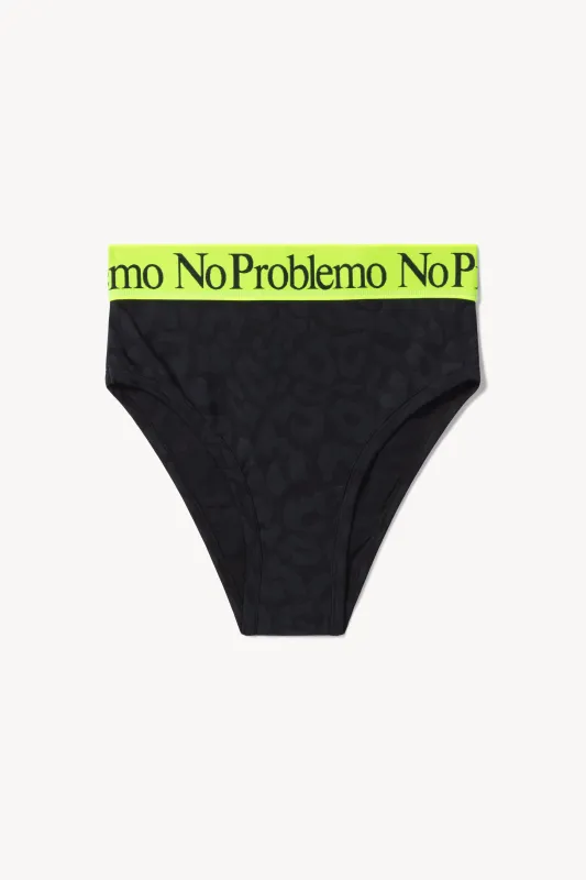 Leopard High Waist Brief sold by ARIES