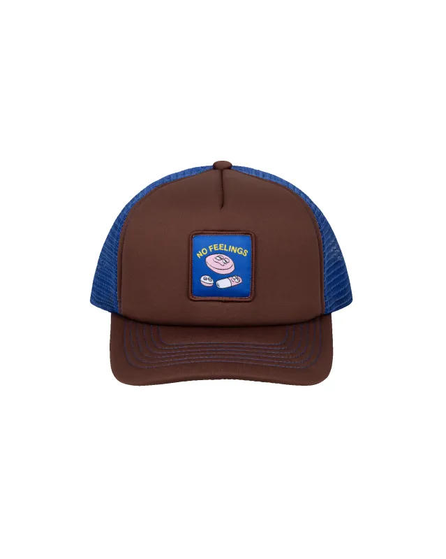 No Feelings Trucker Cap made by No Problemo