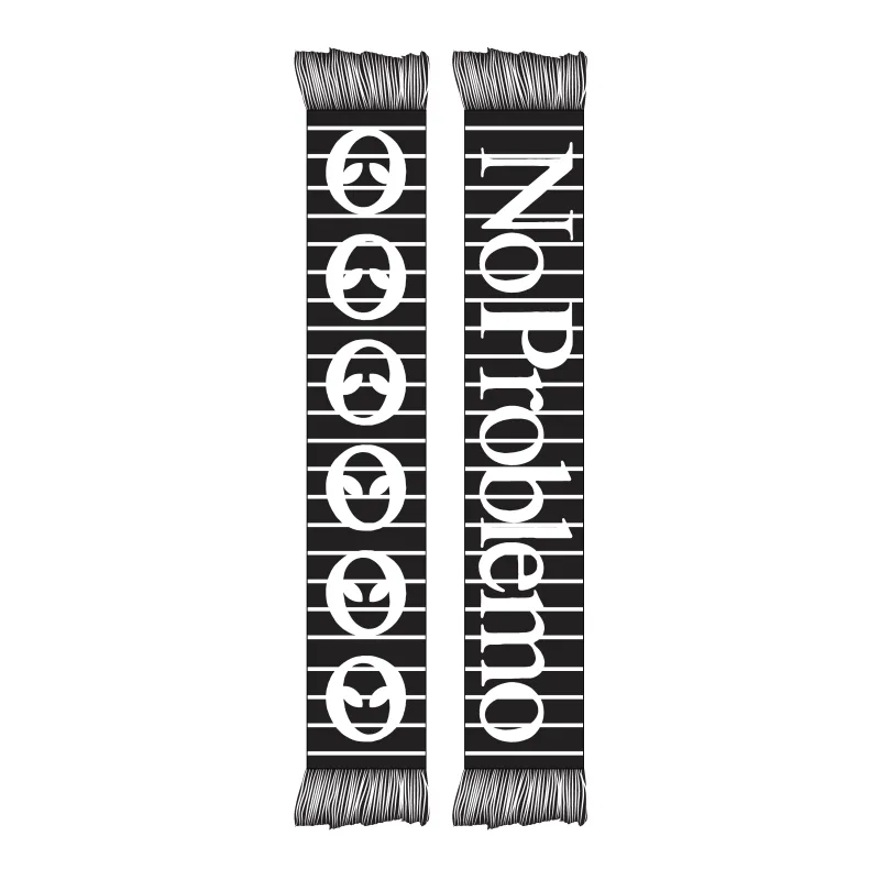 No Problemo Striped Scarf made by No Problemo