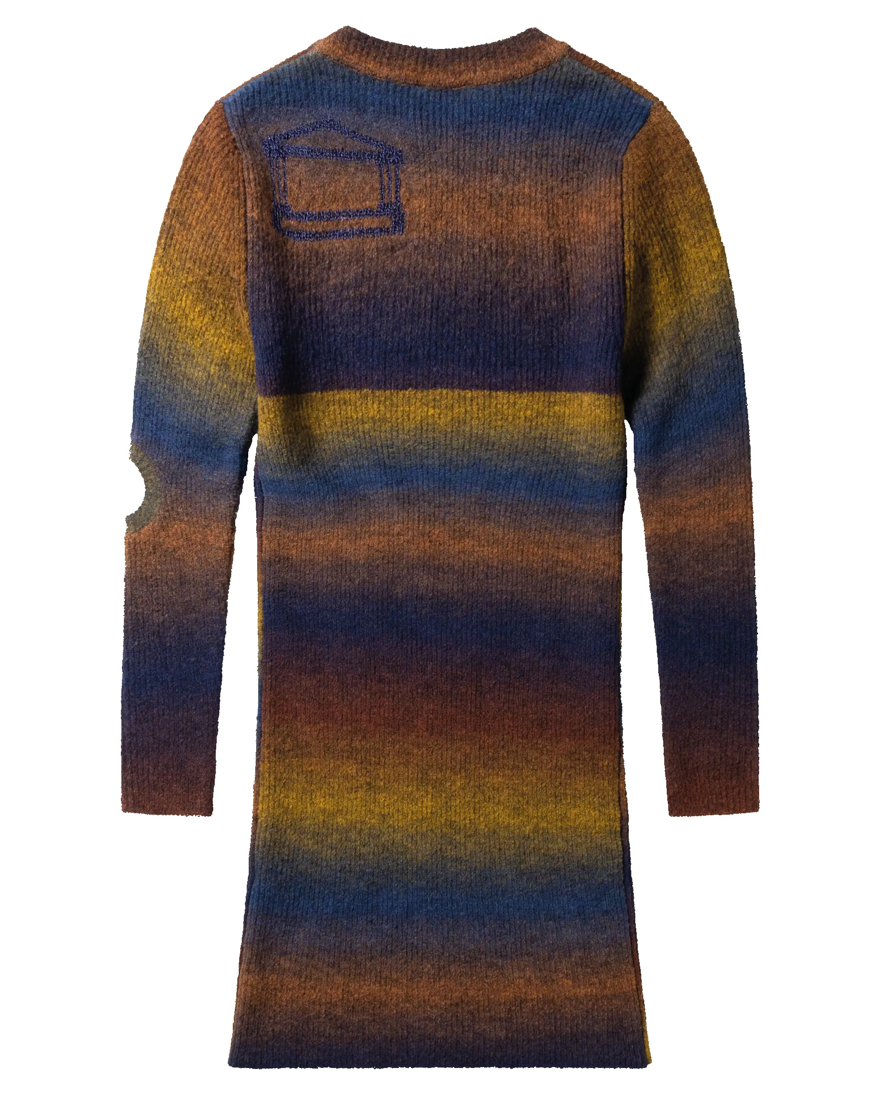 Boucle Space Dye Holey Knit Dress sold by ARIES product image thumbnail 3