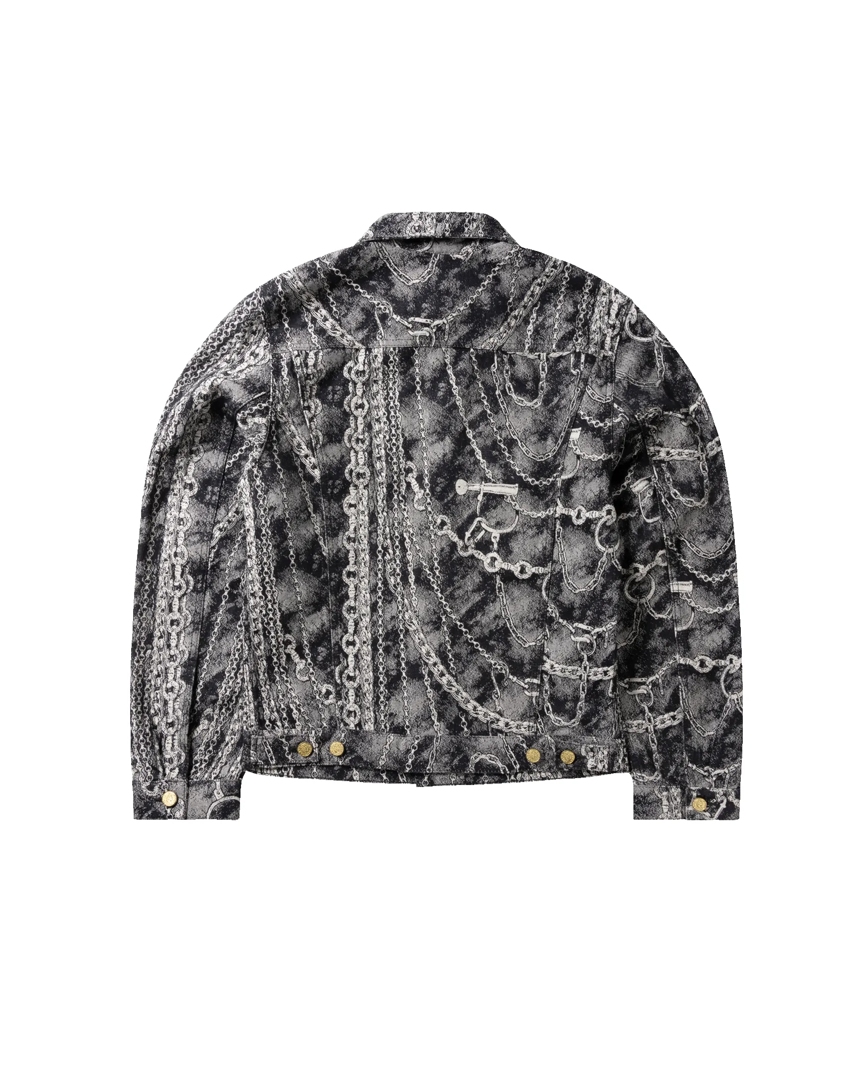 Chains Jacquard Trucker Jacket sold by ARIES product image thumbnail 4