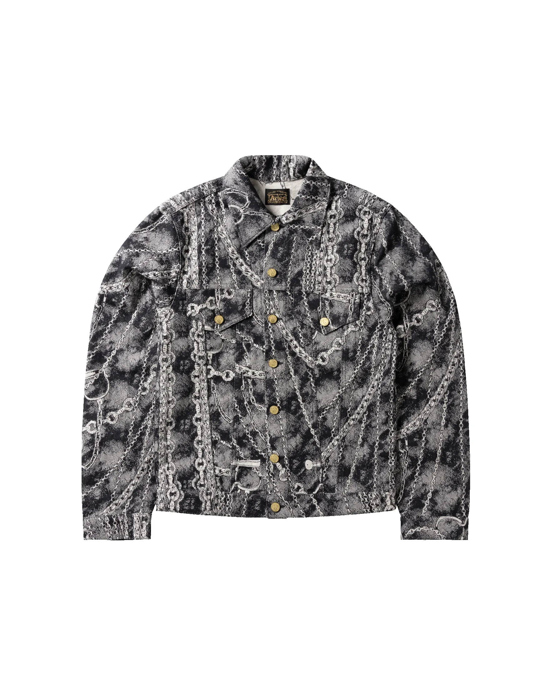 Chains Jacquard Trucker Jacket sold by ARIES