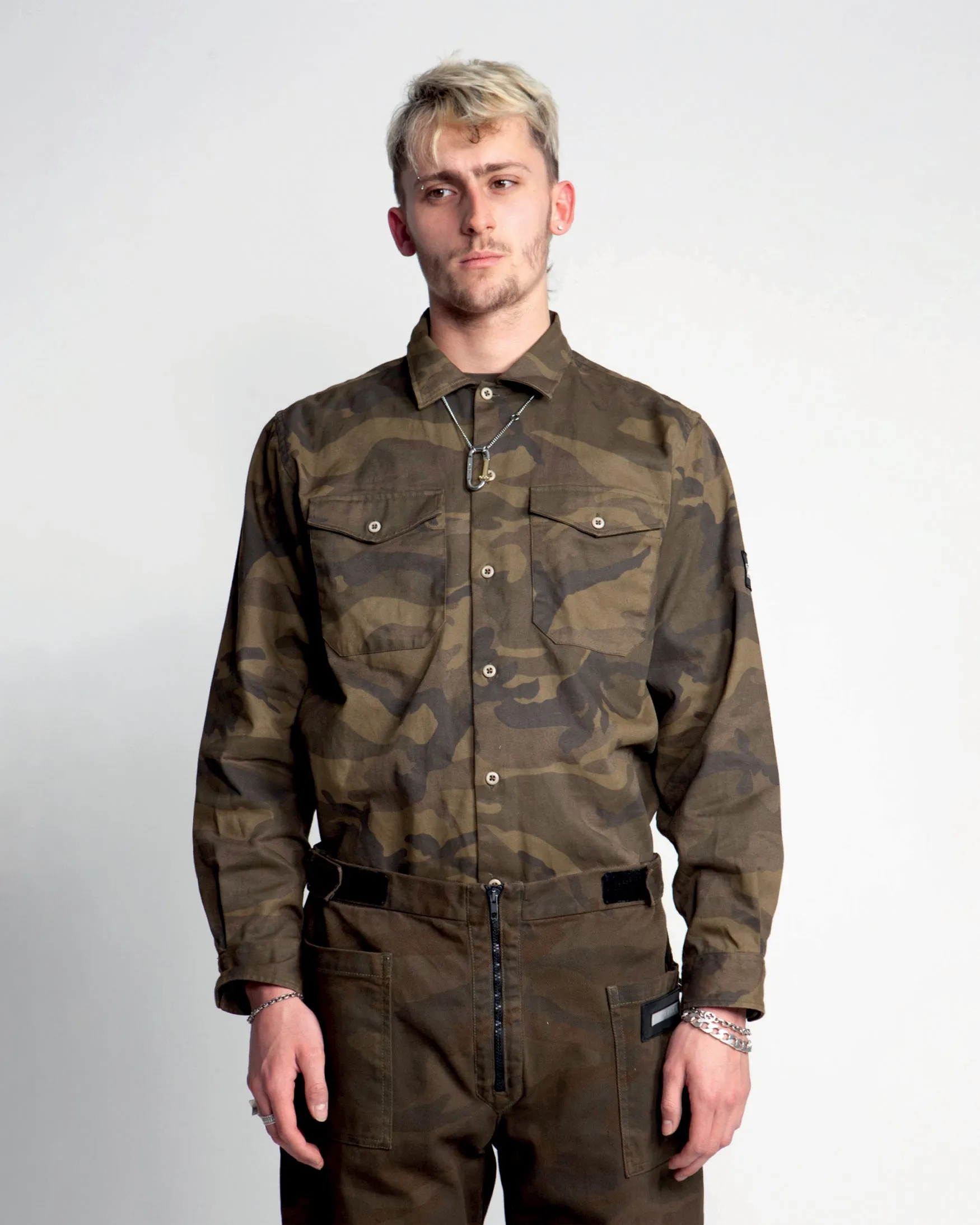 Camo LS Twill Shirt sold by ARIES product image thumbnail 2