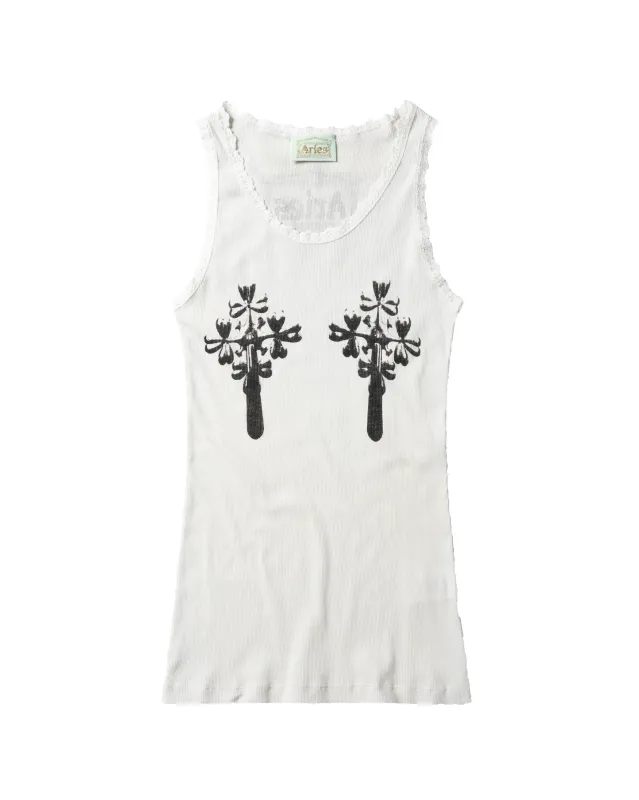 Knockers Lace Trim Vest sold by ARIES