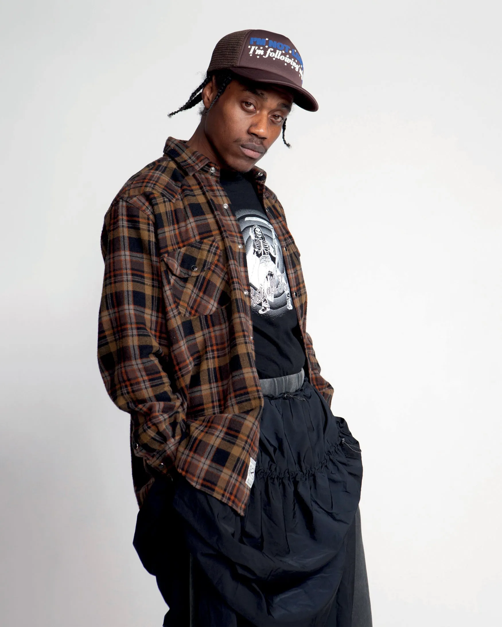 OD Plaid Western Shirt sold by ARIES product image thumbnail 3