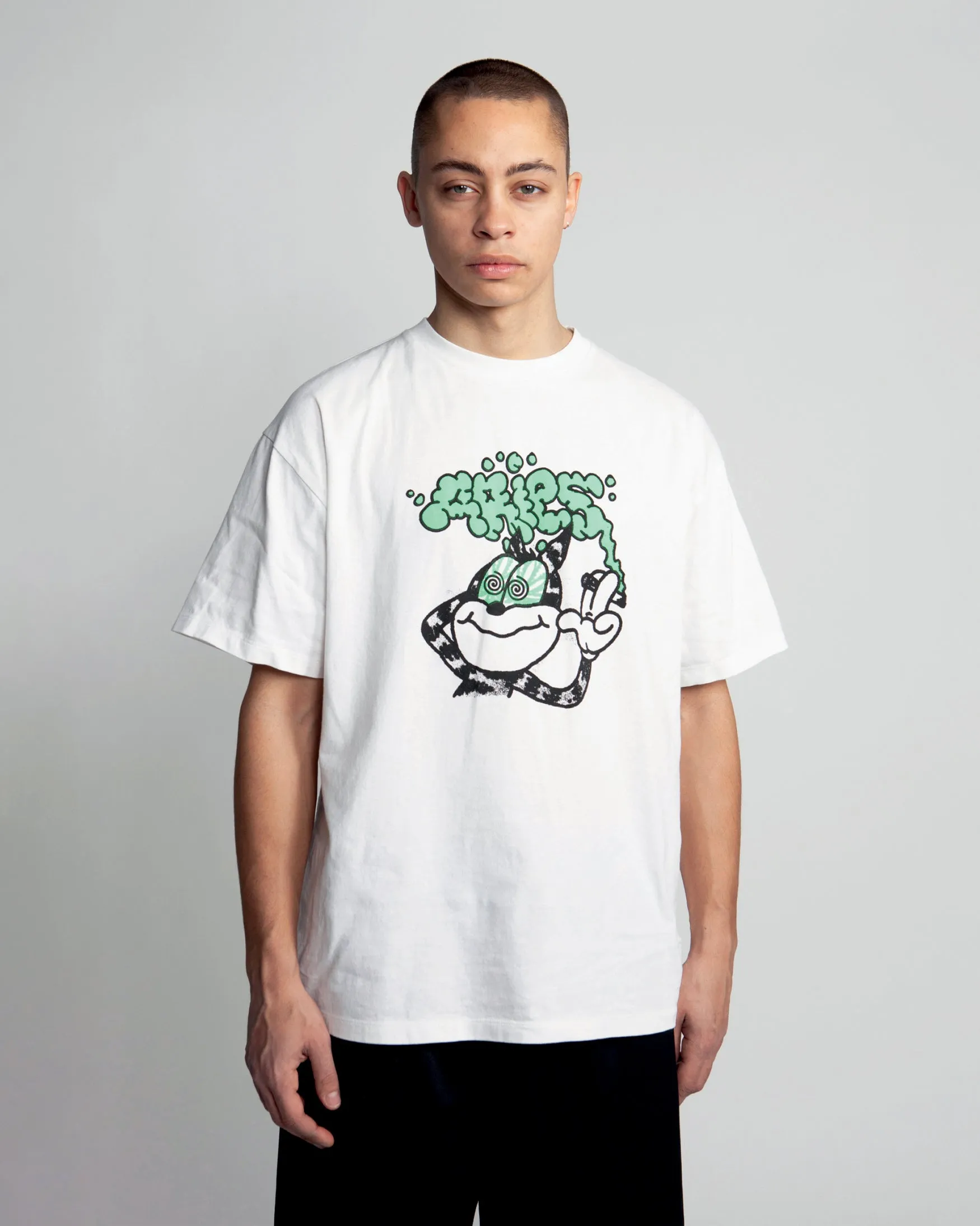 Stoned Cat SS Tee sold by ARIES product image thumbnail 2