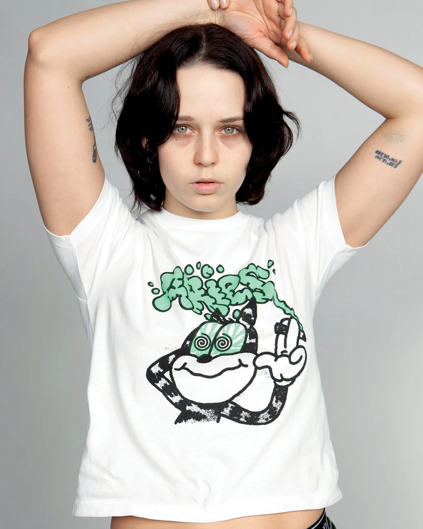 Stoned Cat SS Tee sold by ARIES product image thumbnail 3