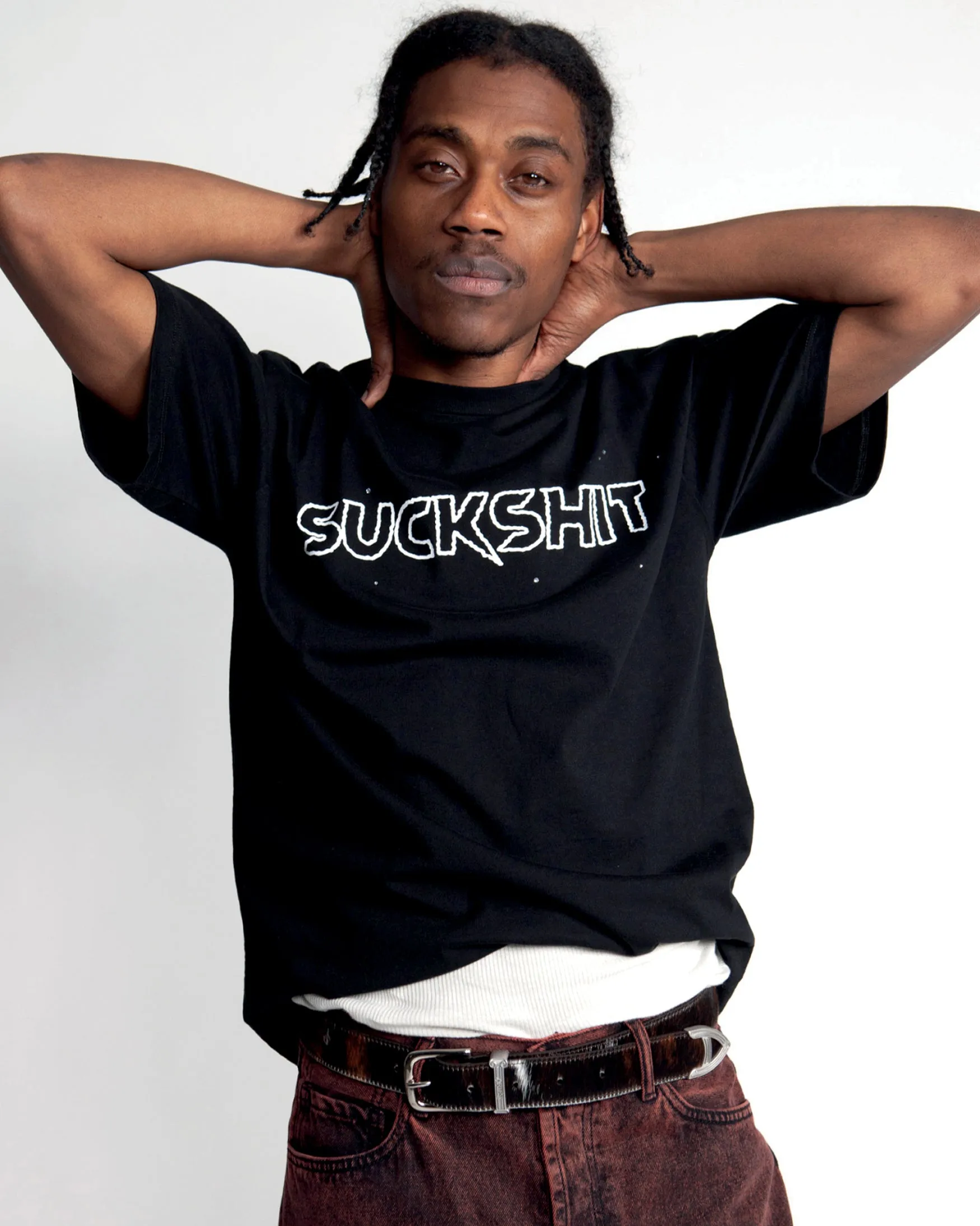 Suckshit SS Tee sold by ARIES product image thumbnail 3
