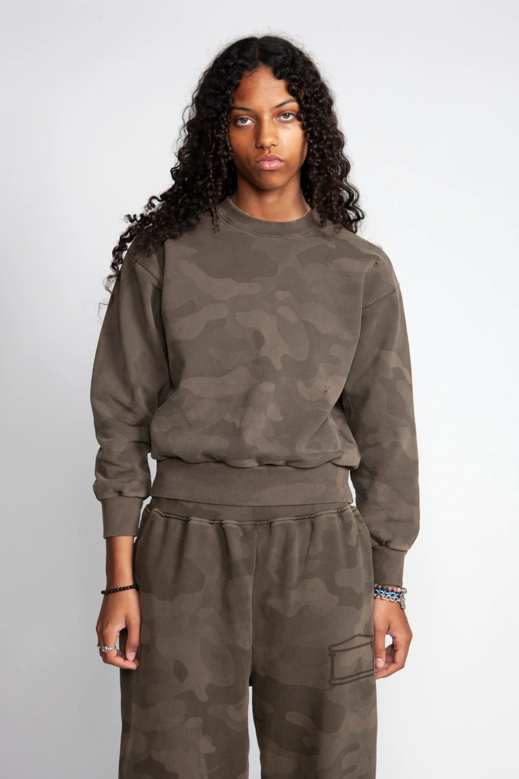 Aged Camo Sweat sold by ARIES product image thumbnail 4