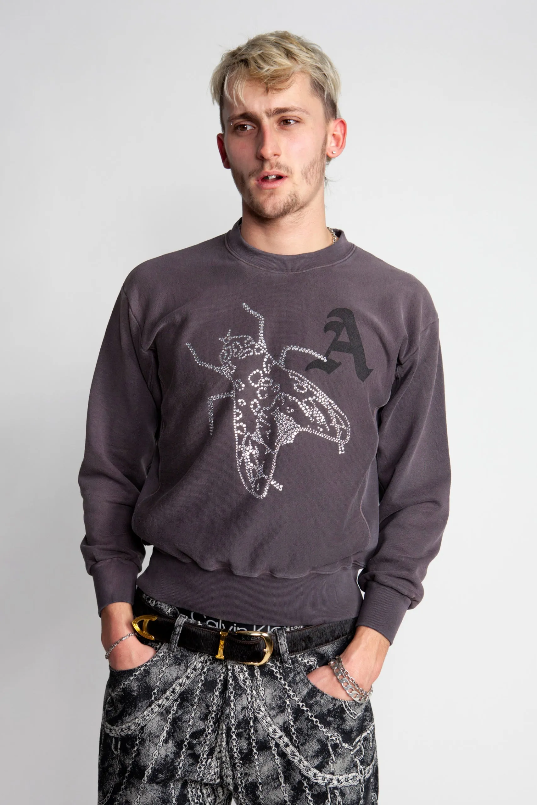 Premium Aged Fly-amante Sweatshirt sold by ARIES product image thumbnail 2