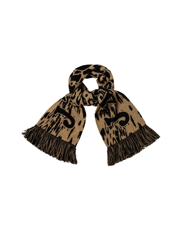 J'Adoro Aries Leopard Scarf made by ARIES